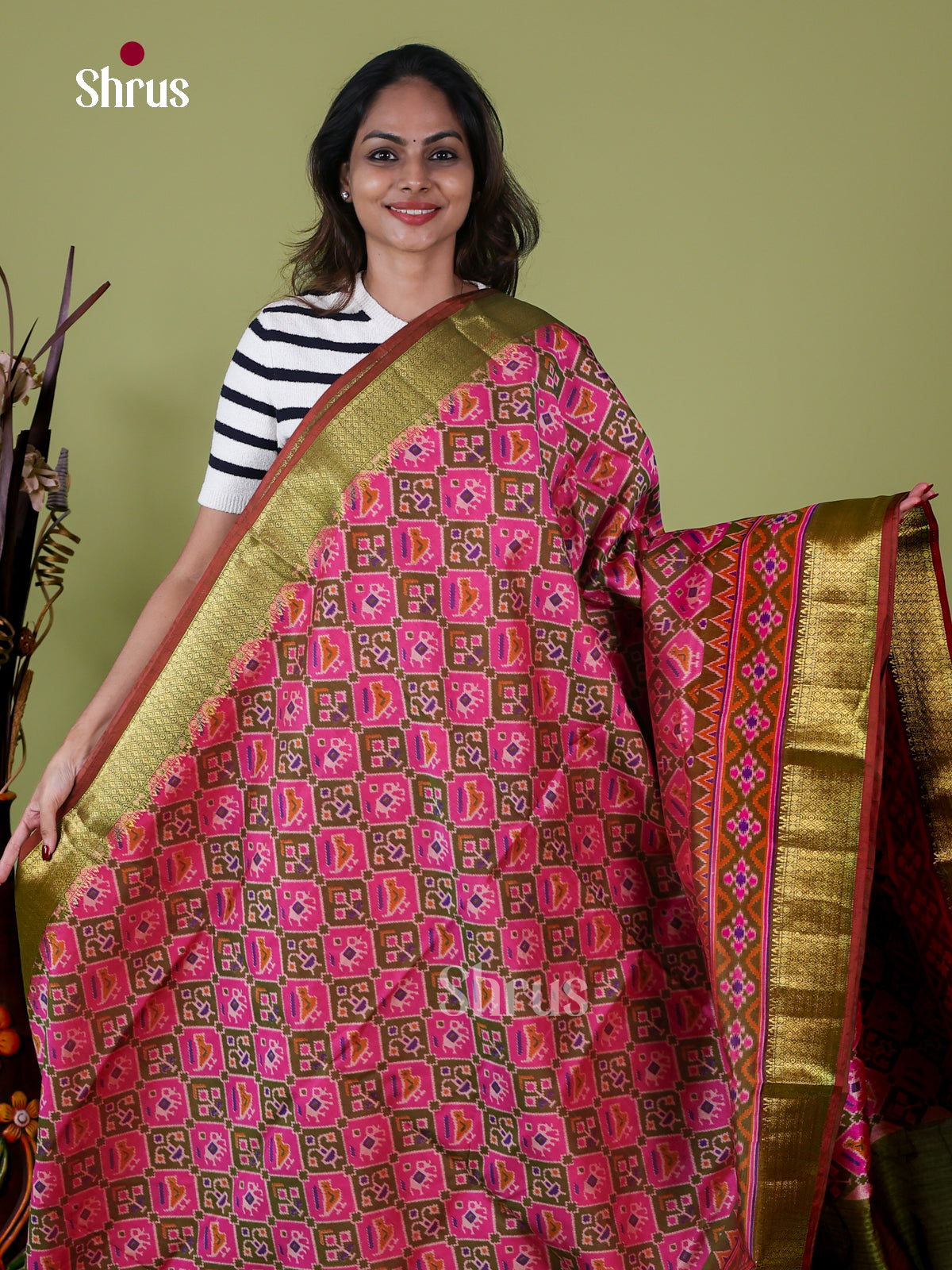 Semi Patola Saree - EH18058