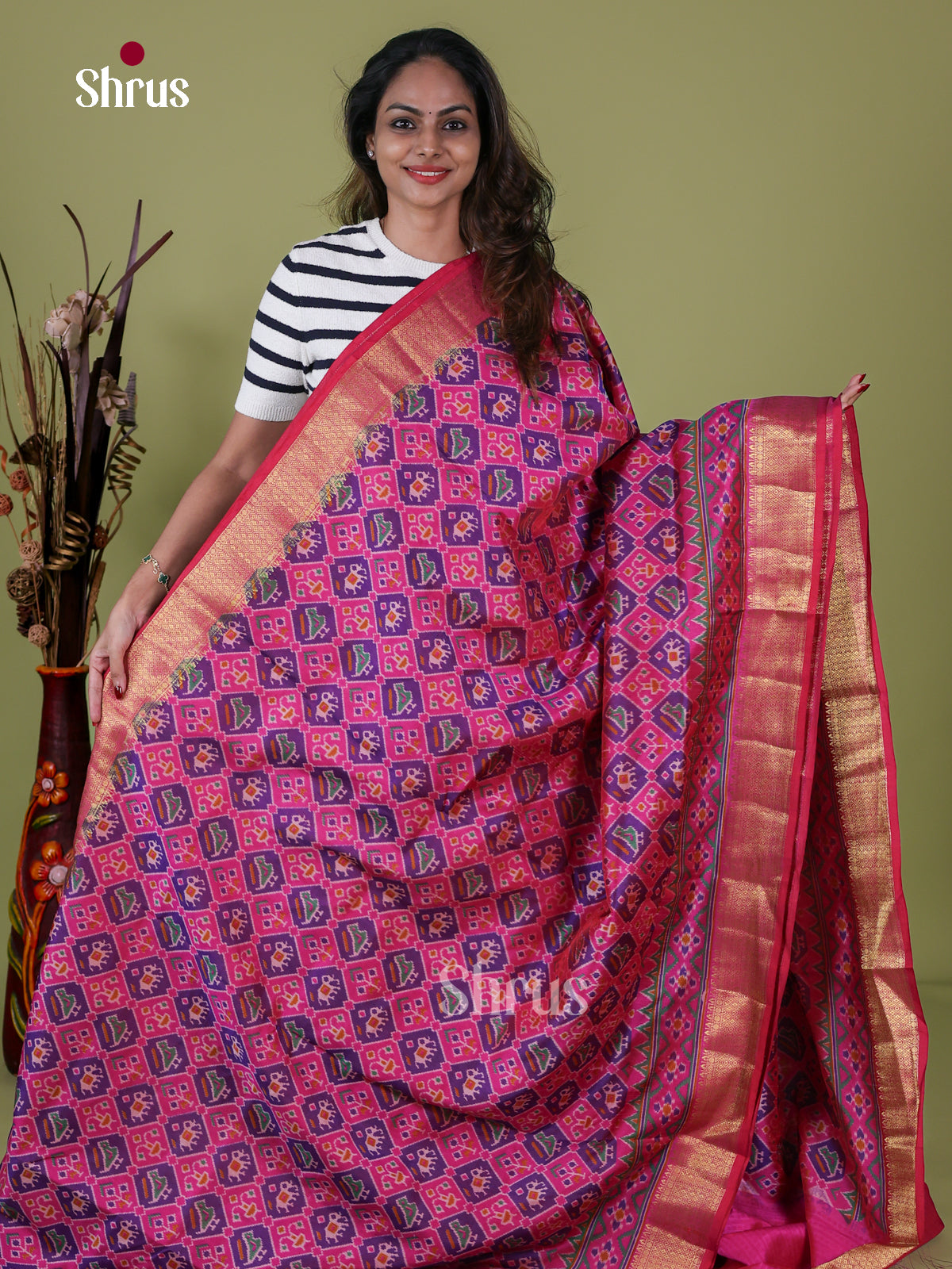 Semi Patola Saree - EH18059