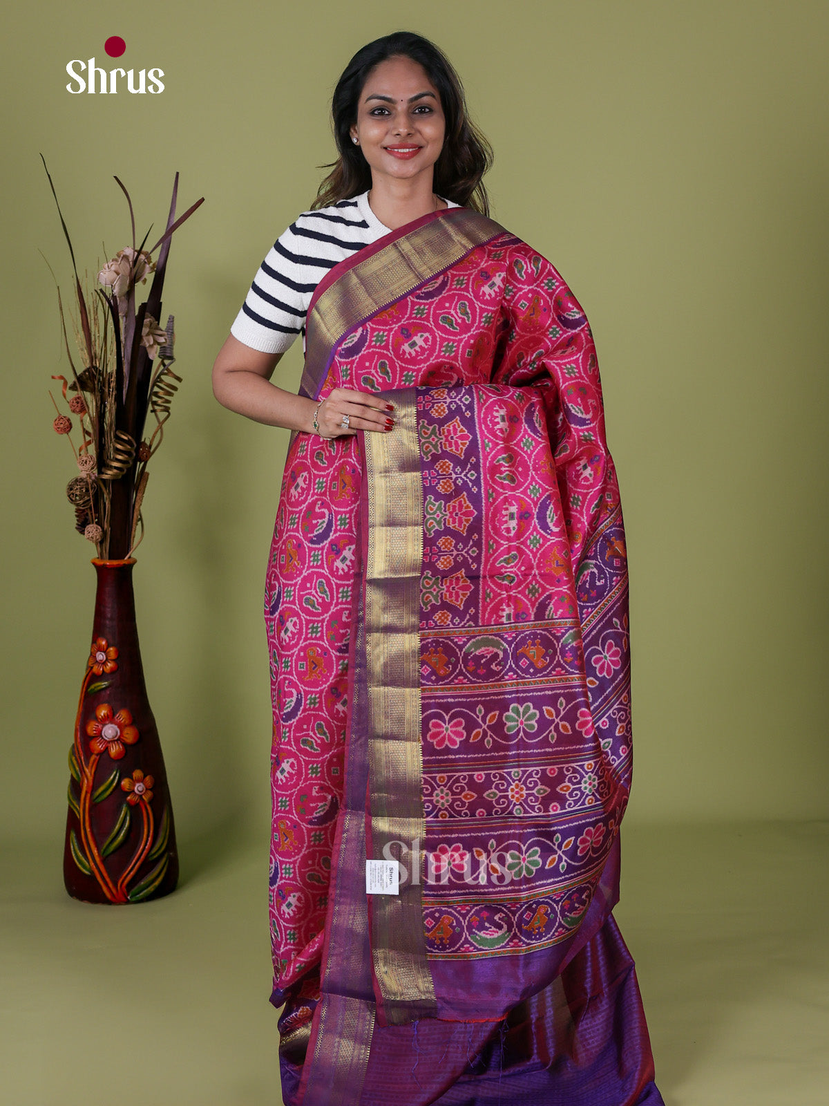 Semi Patola Saree - EH18064
