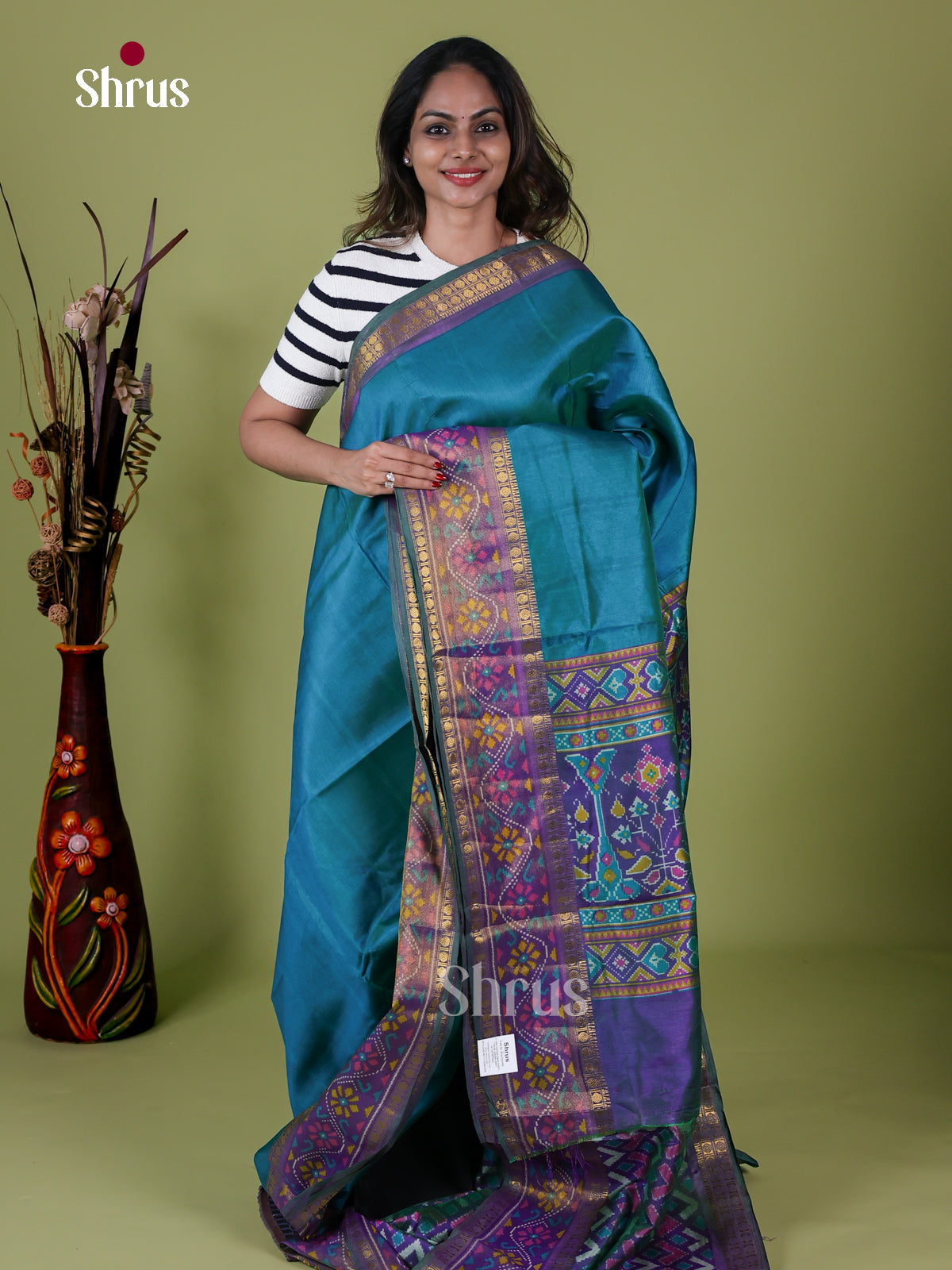 Semi Patola Saree - EH18071