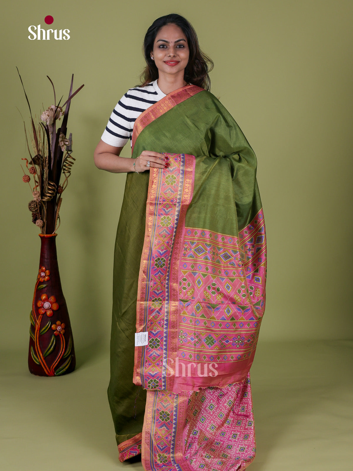 Semi Patola Saree - EH18074