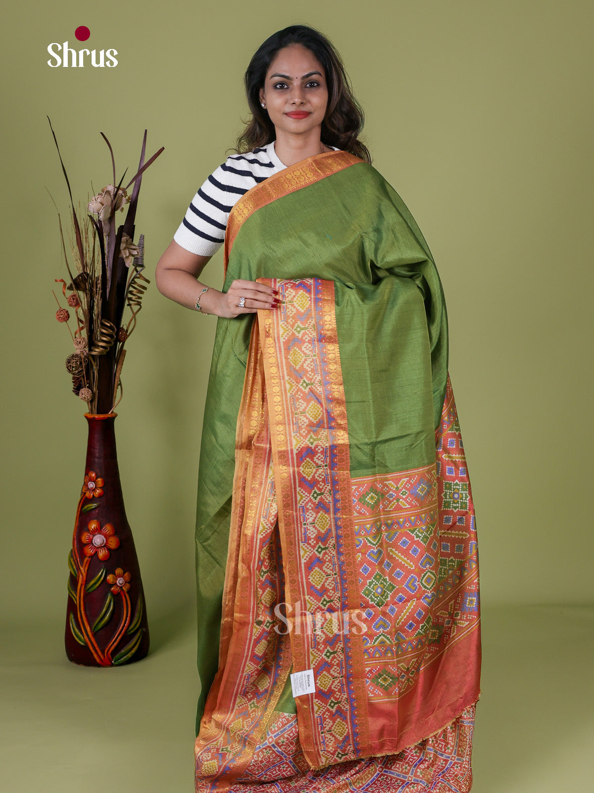 Semi Patola Saree - EH18080