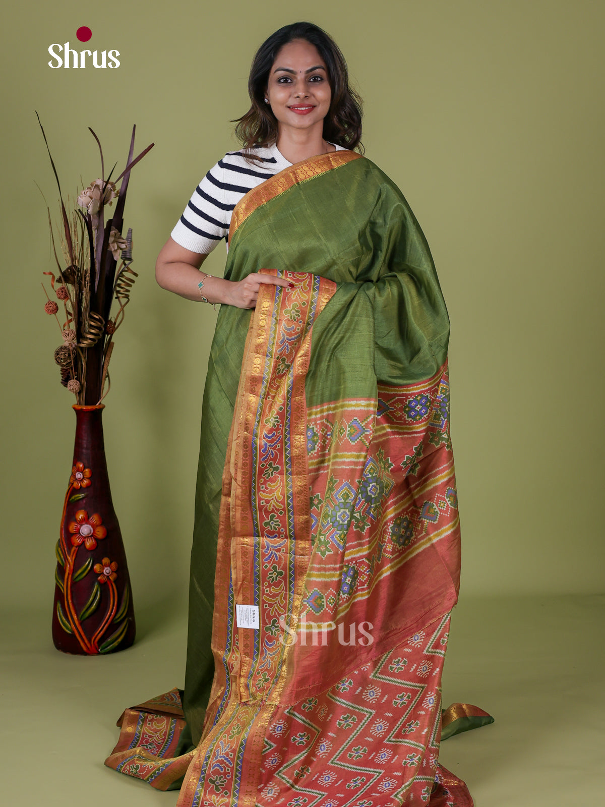 Semi Patola Saree - EH18084
