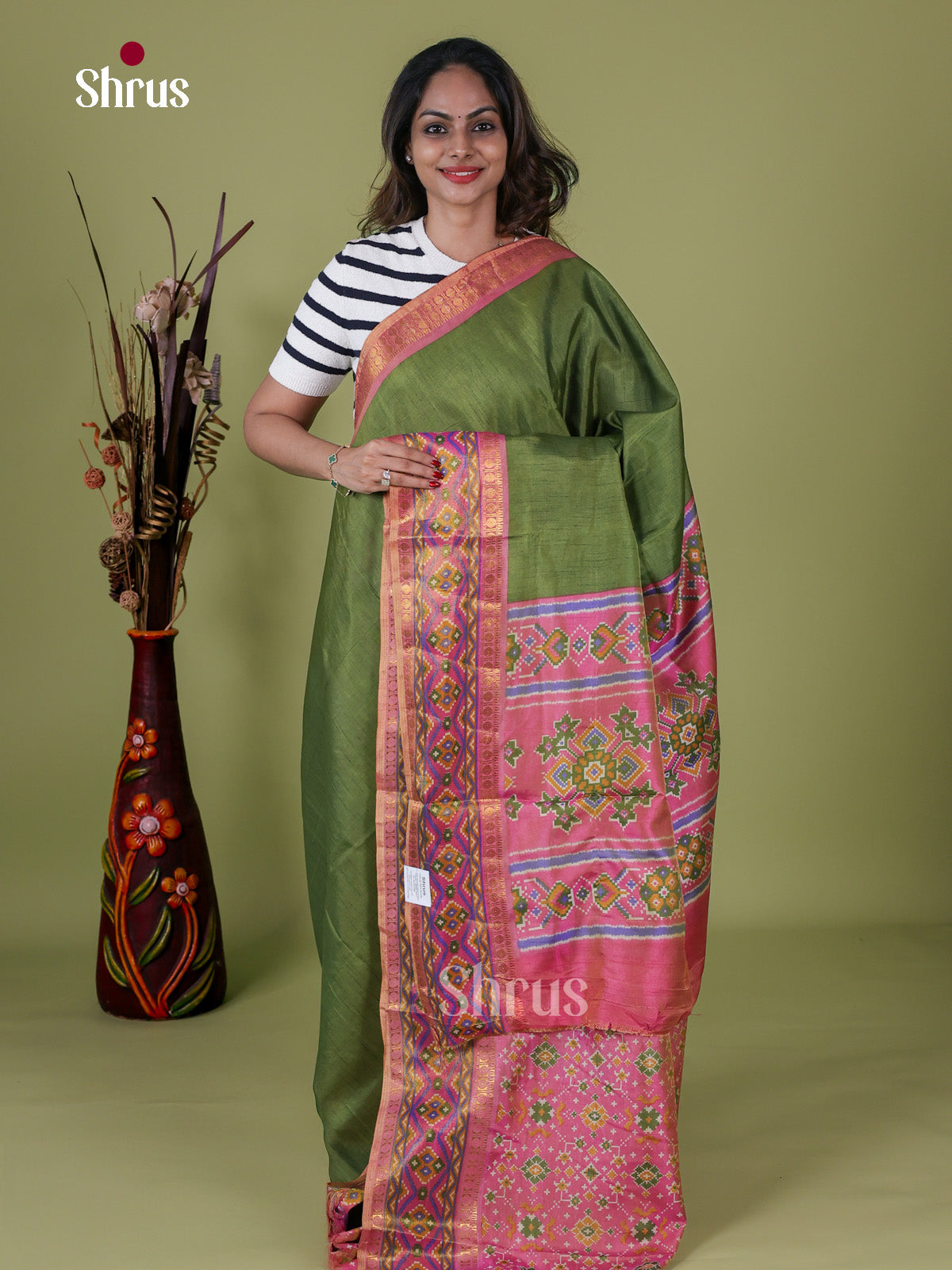 Semi Patola Saree - EH18092