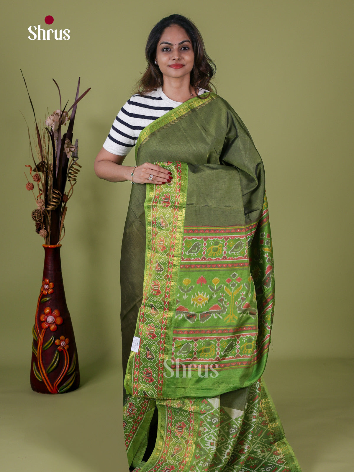 Semi Patola Saree - EH18098