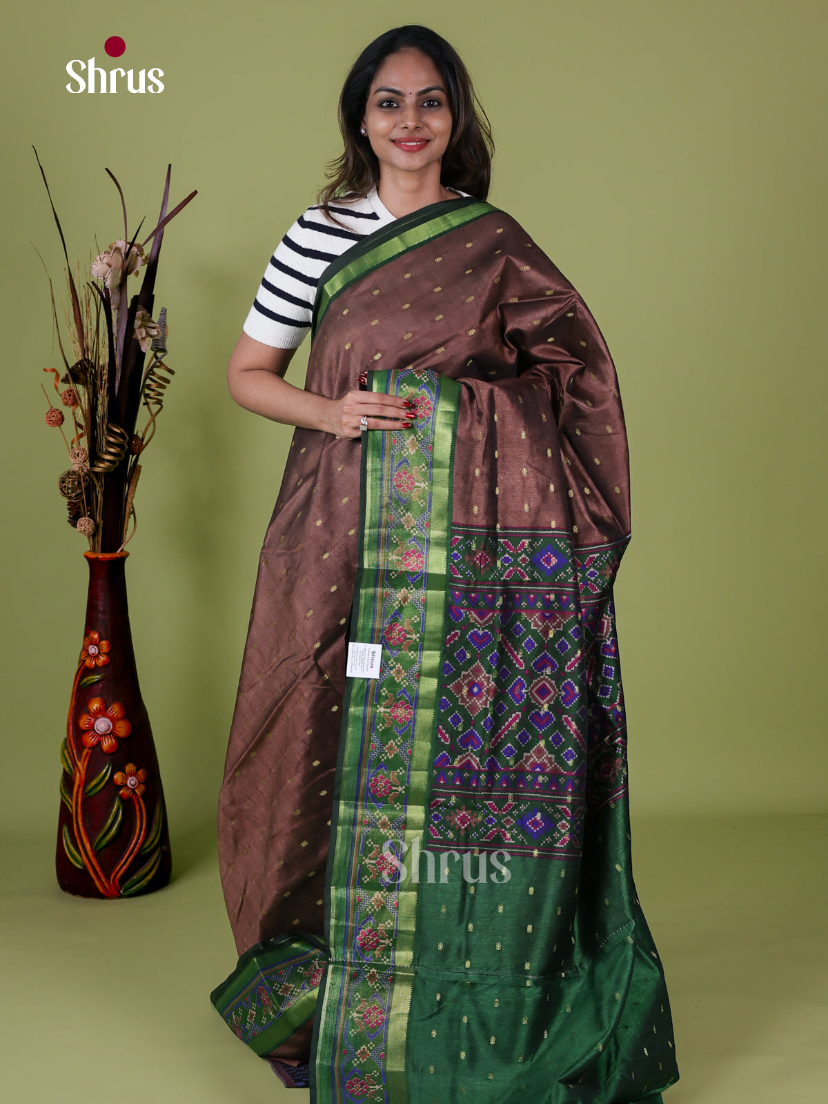 Semi Patola Saree - EH18103