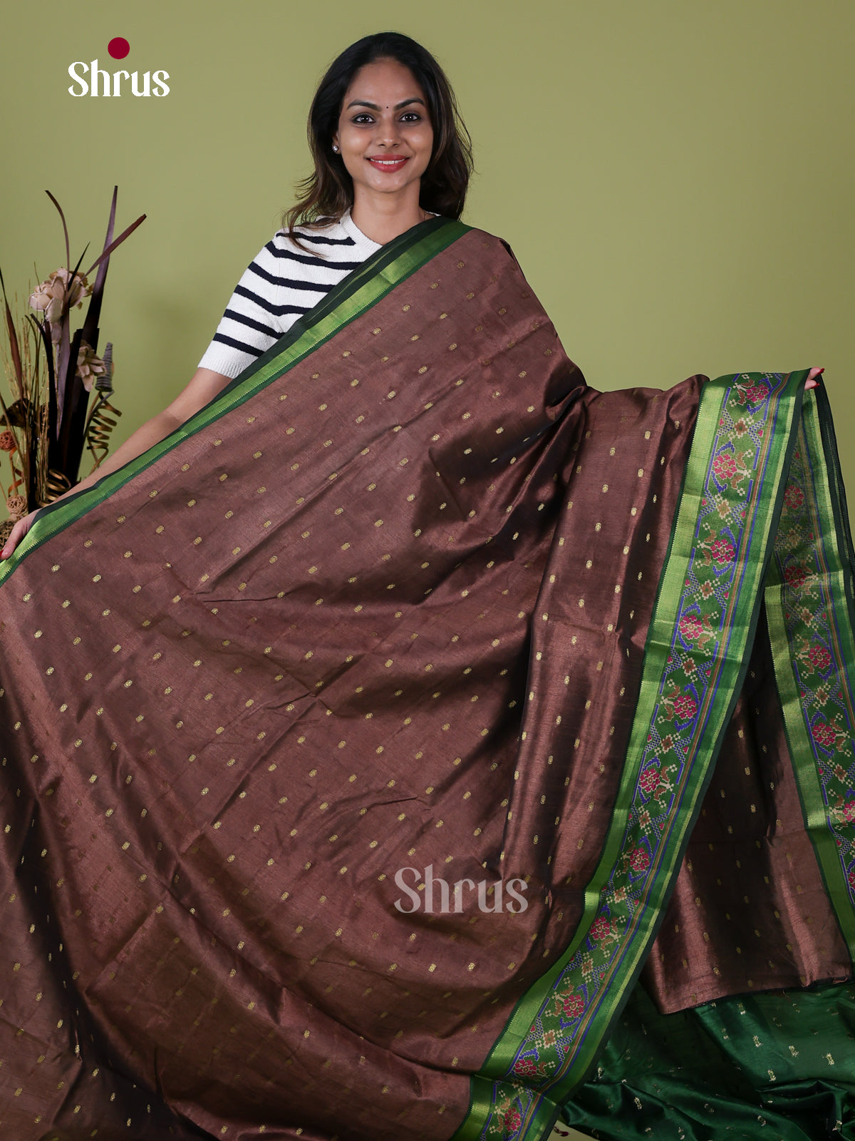 Semi Patola Saree - EH18103