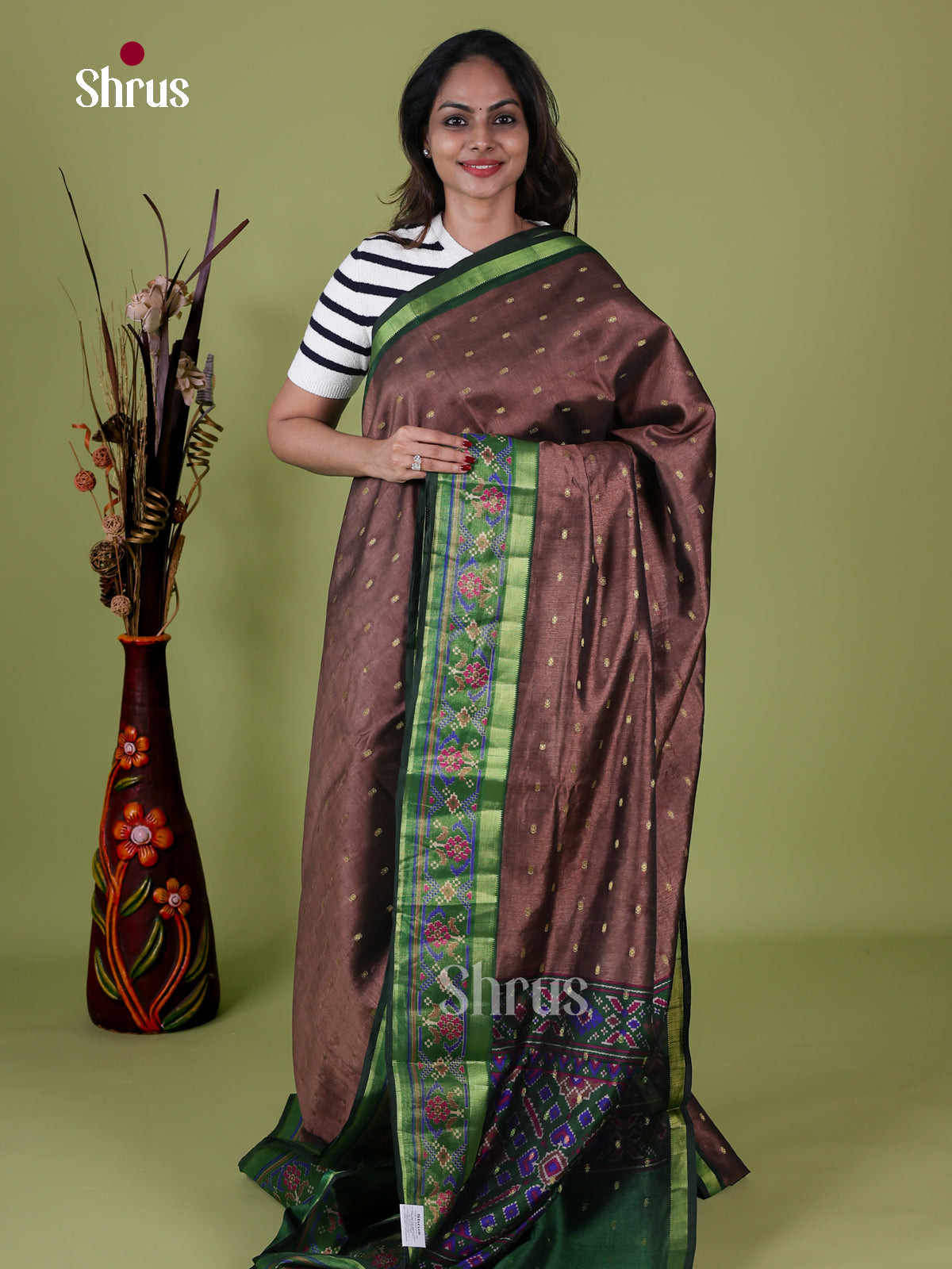 Semi Patola Saree - EH18104