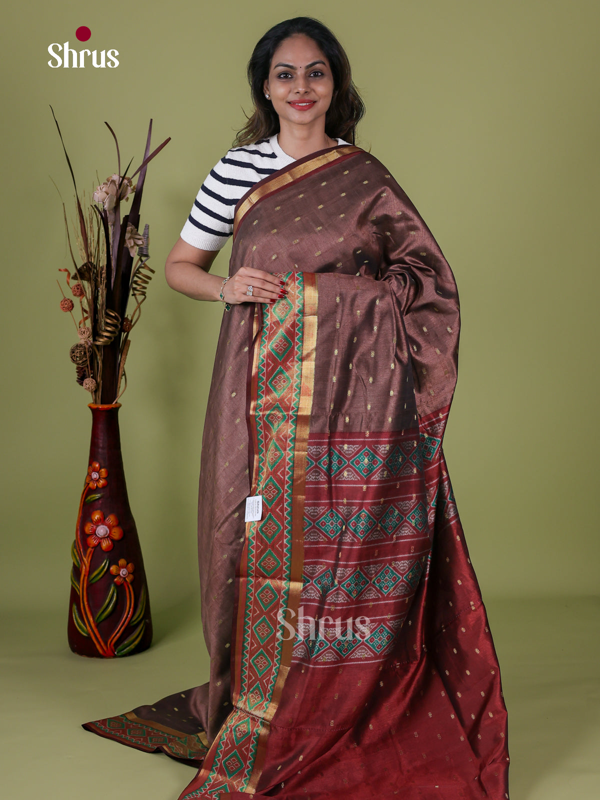Semi Patola Saree - EH18105