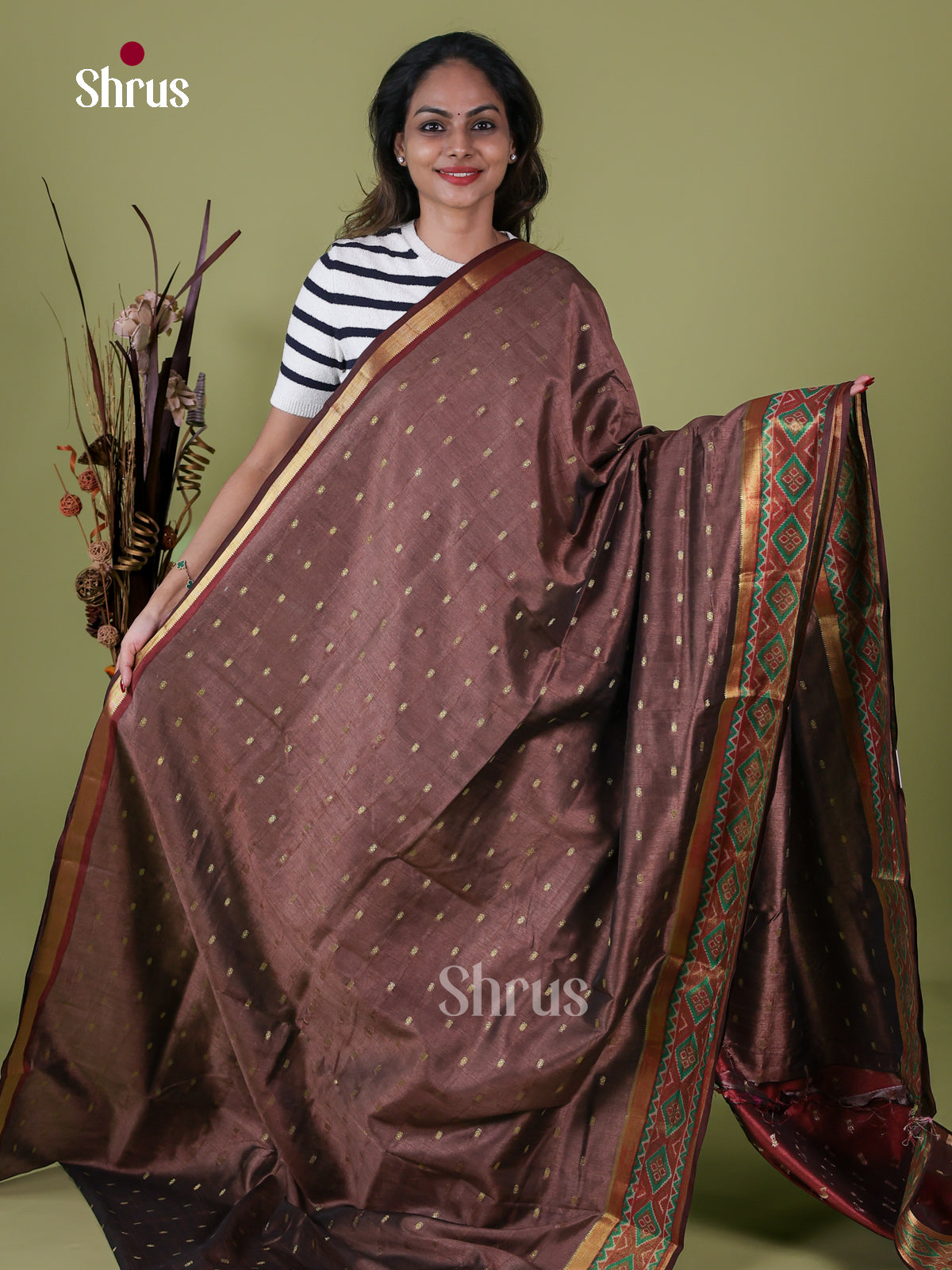 Semi Patola Saree - EH18105