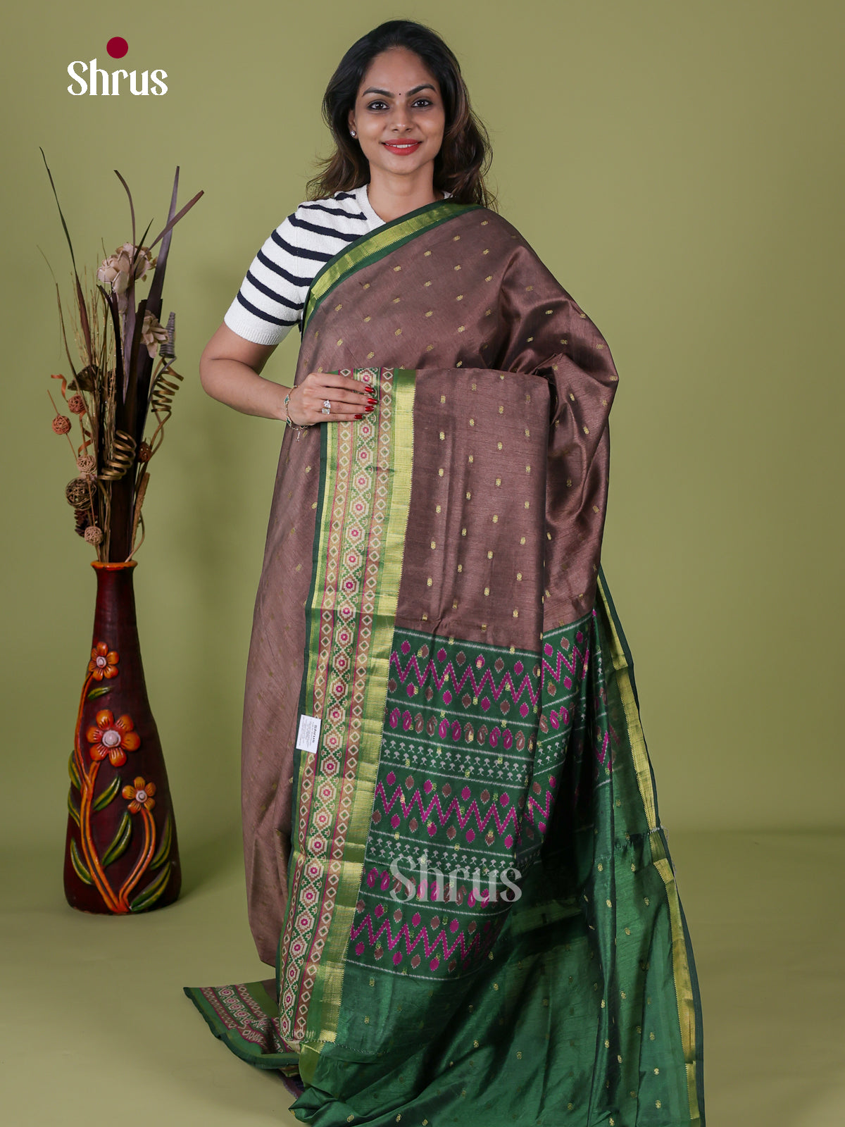 Semi Patola Saree - EH18108