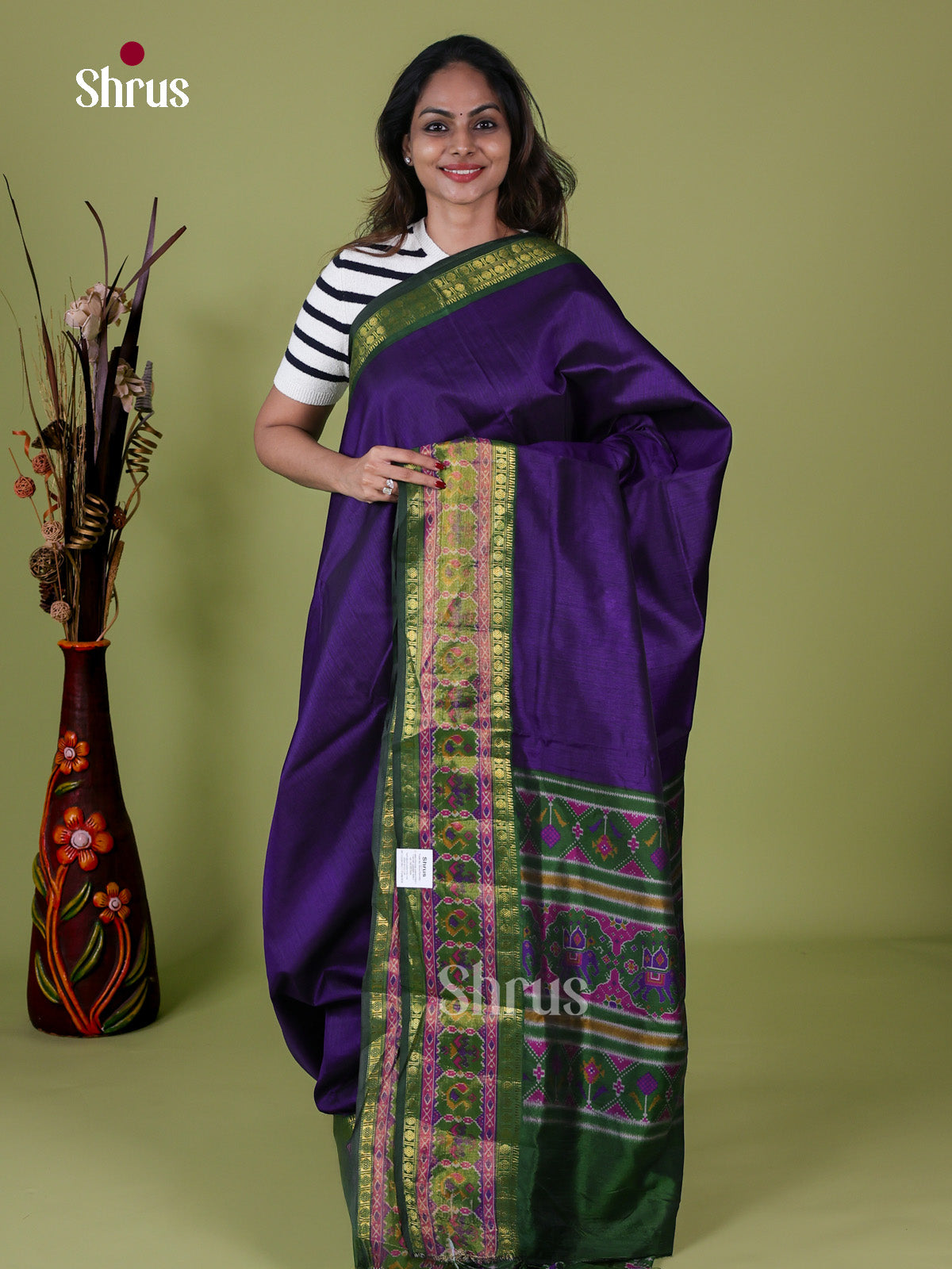 Semi Patola Saree - EH18113
