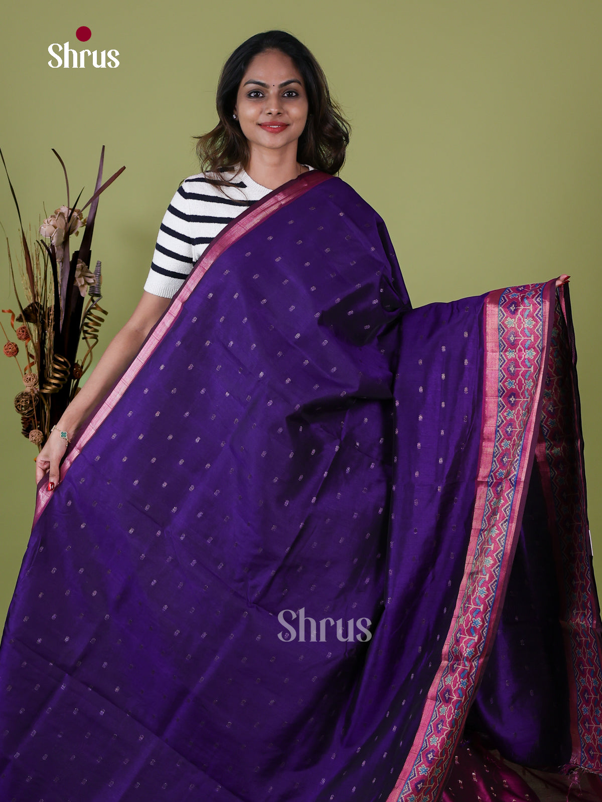Semi Patola Saree - EH18115