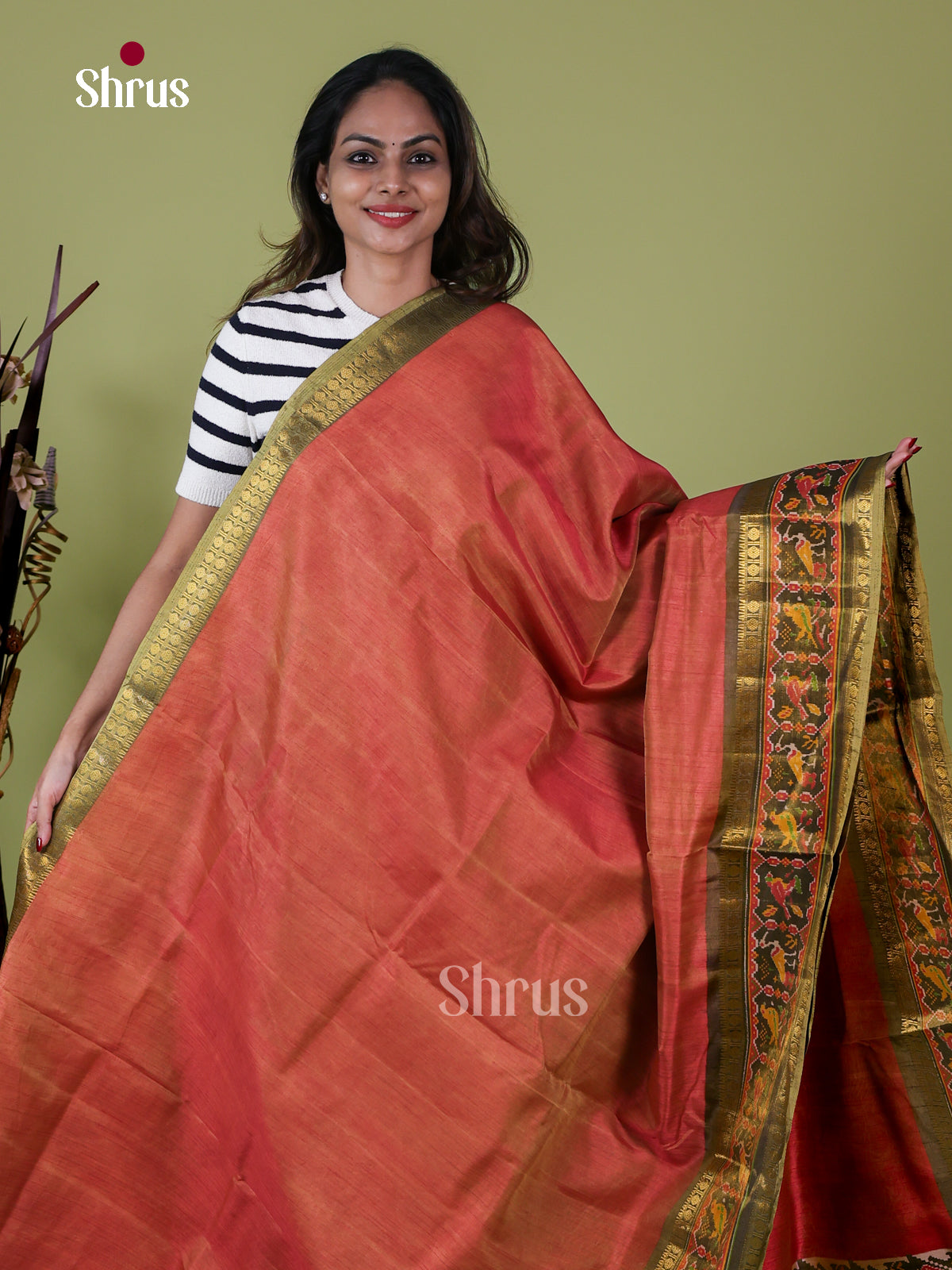 Semi Patola Saree - EH18118