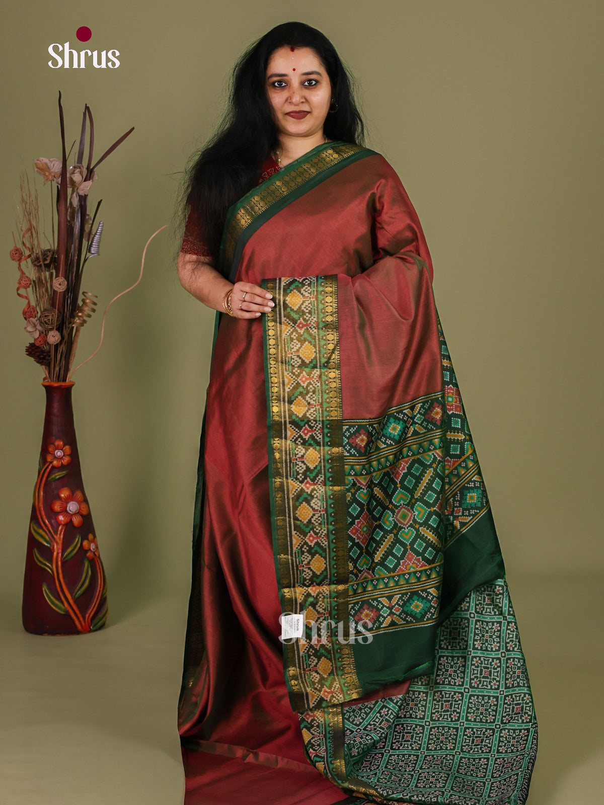 Semi Patola Saree - EH18119