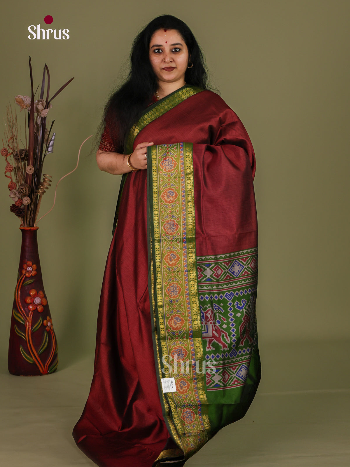 Semi Patola Saree - EH18122