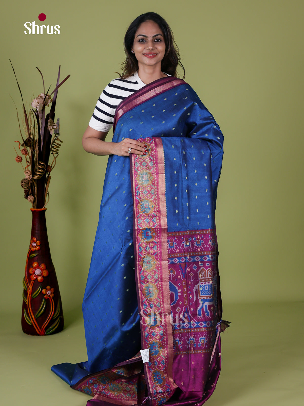 Semi Patola Saree - EH18135