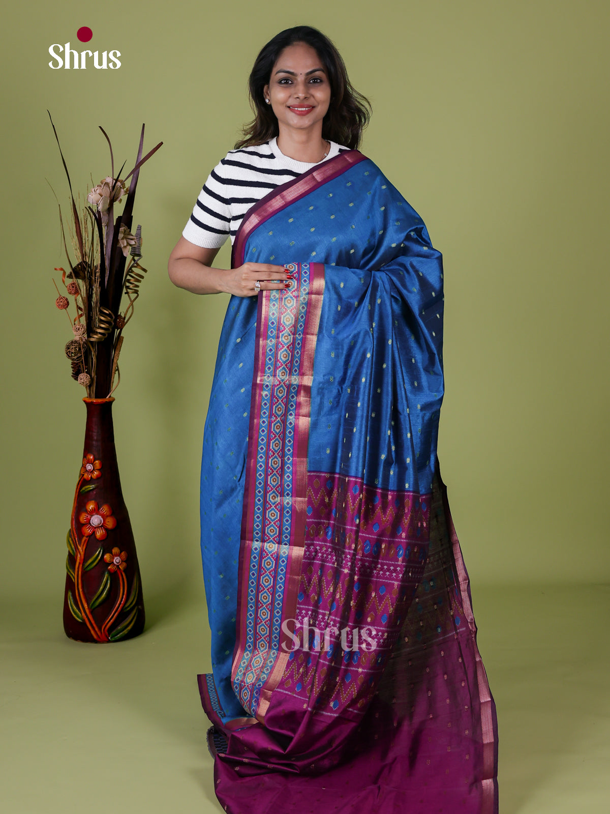 Semi Patola Saree - EH18147
