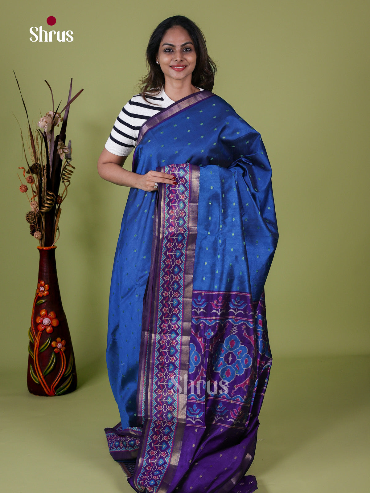 Semi Patola Saree - EH18148
