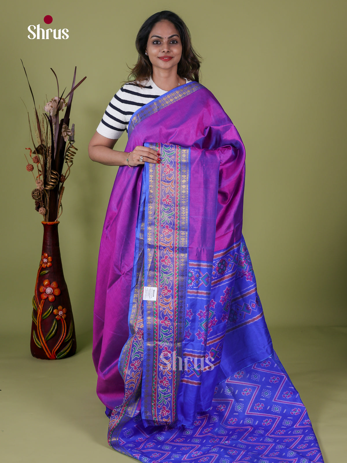 Semi Patola Saree - EH18156