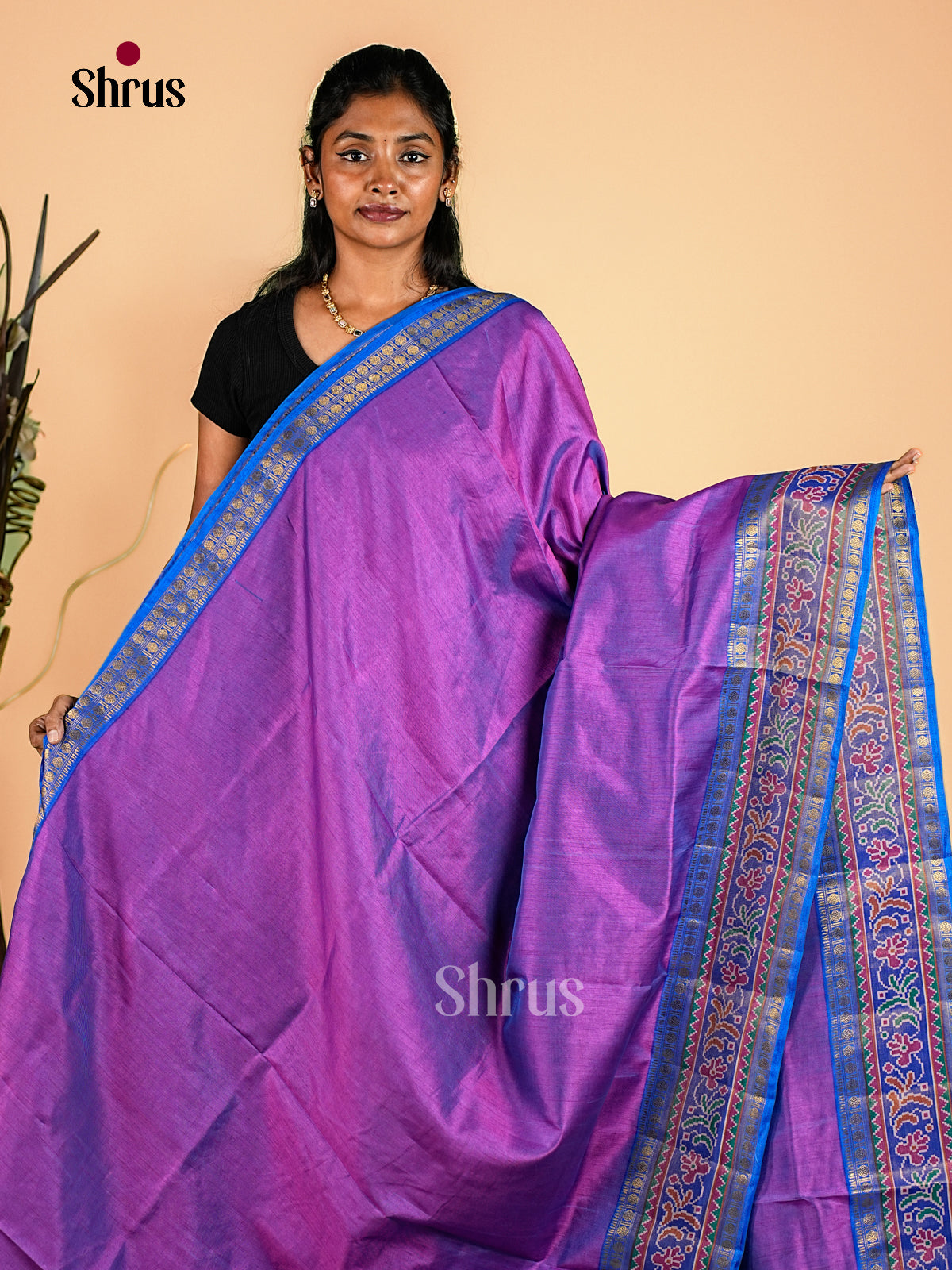 Semi Patola Saree - EH18156 - Shop on Shrus.com