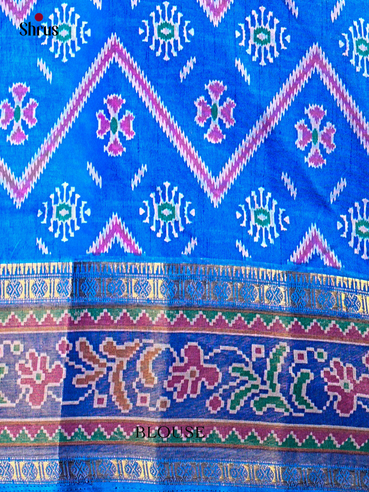 Semi Patola Saree - EH18156 - Shop on Shrus.com