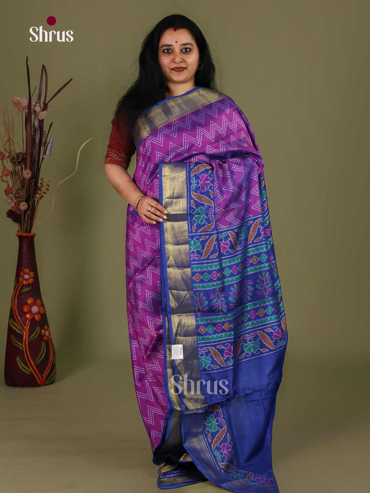 Semi Patola Saree - EH18159