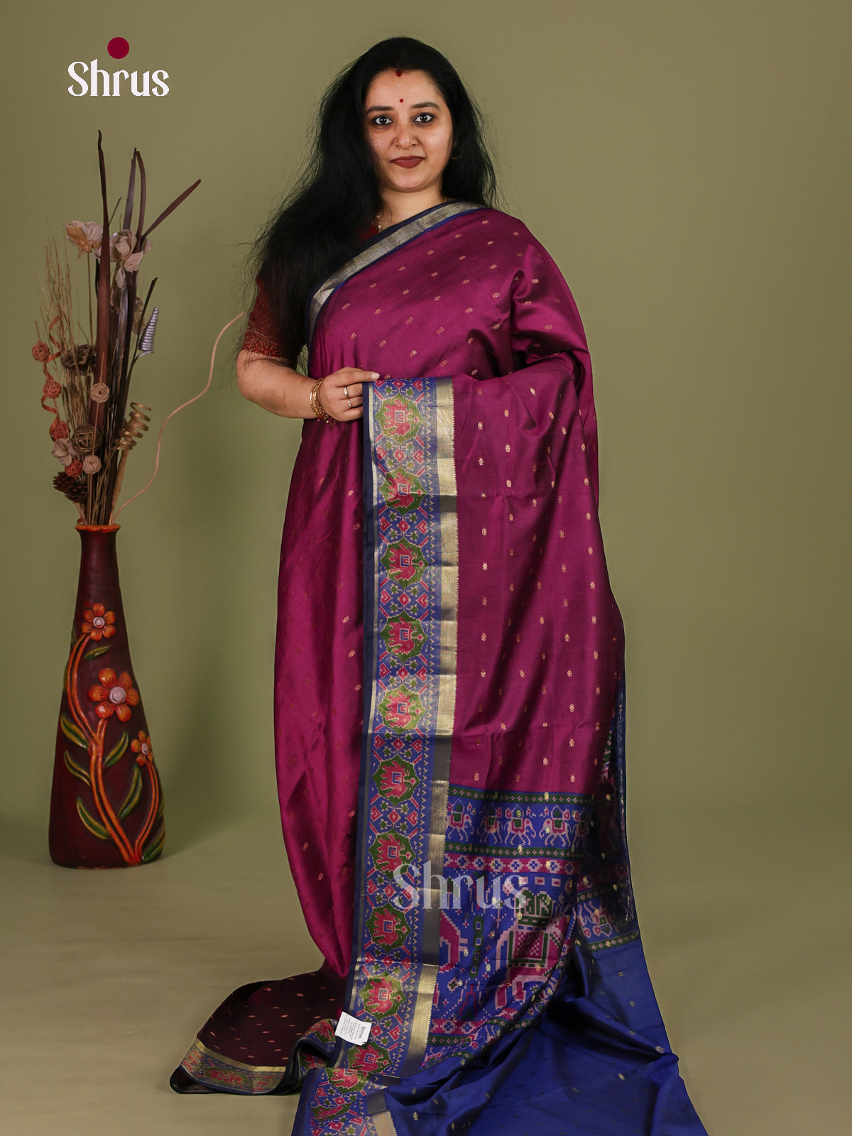 Semi Patola Saree - EH18163