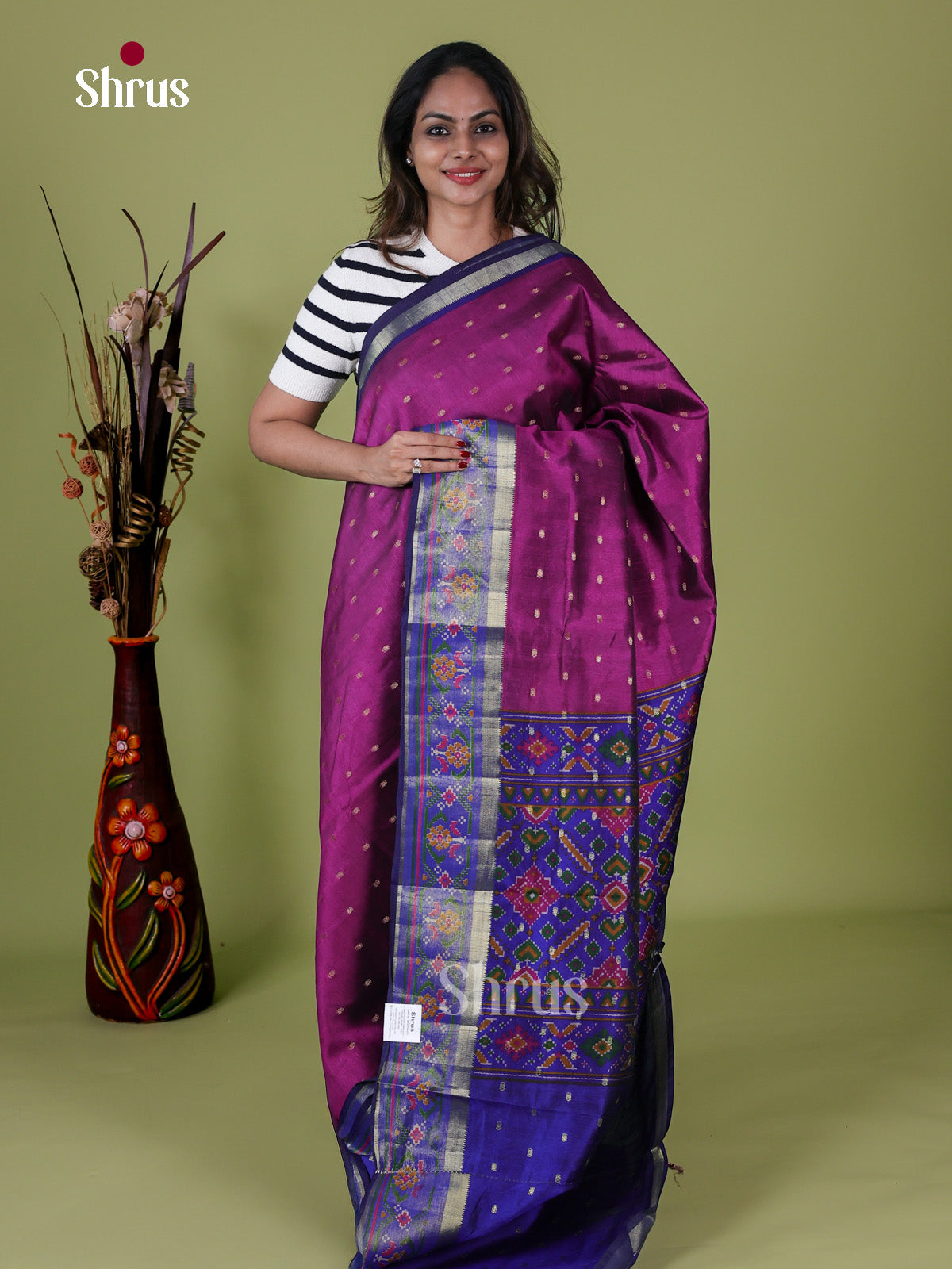 Semi Patola Saree - EH18164