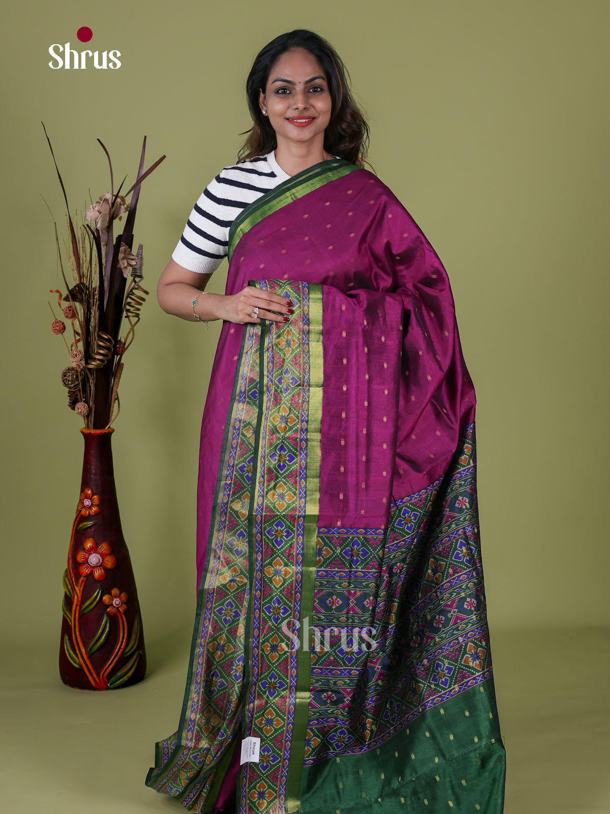 Semi Patola Saree - EH18165