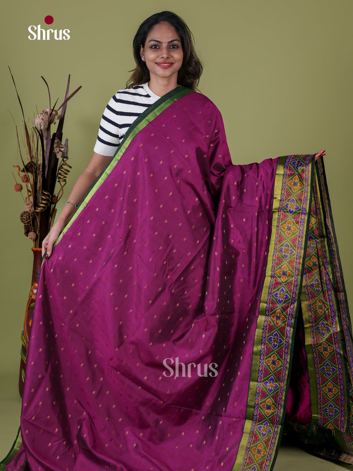 Semi Patola Saree - EH18165