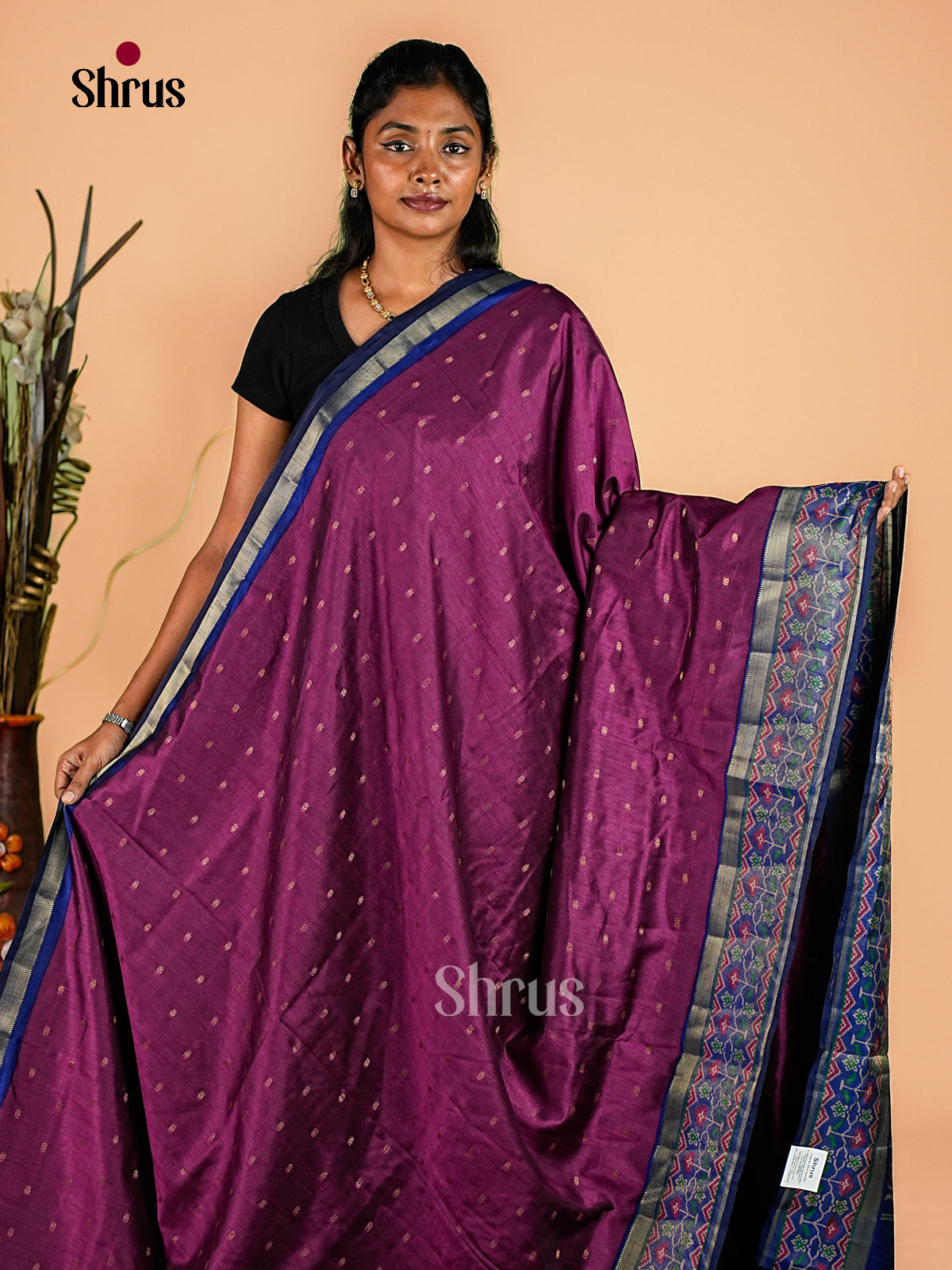 Semi Patola Saree - EH18169 - Shop on Shrus.com