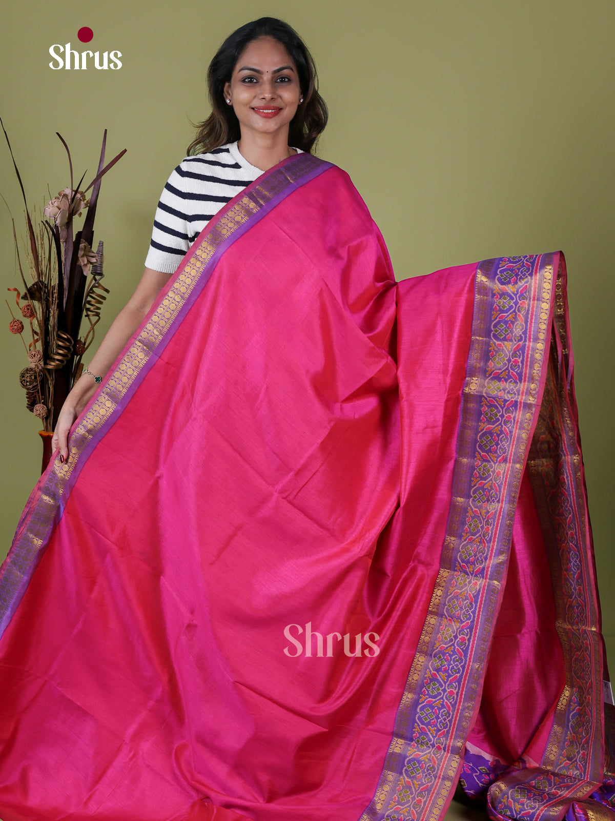 Semi Patola Saree - EH18180