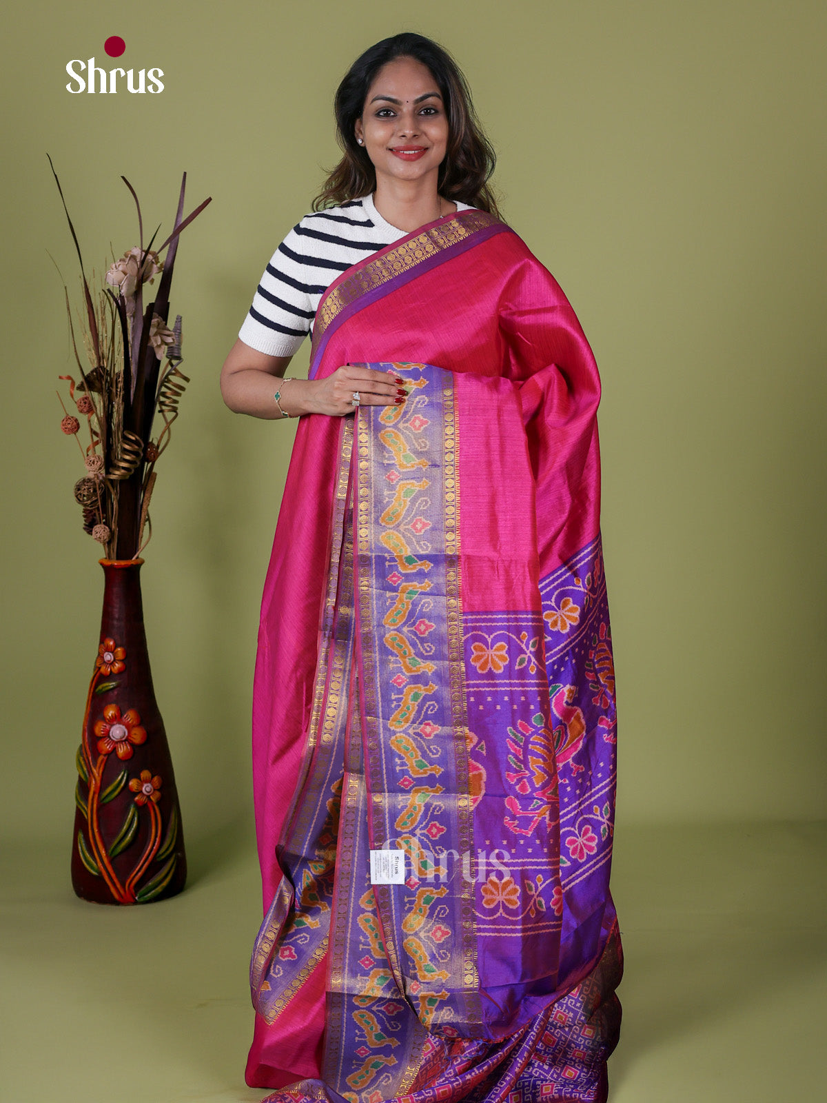Semi Patola Saree - EH18183