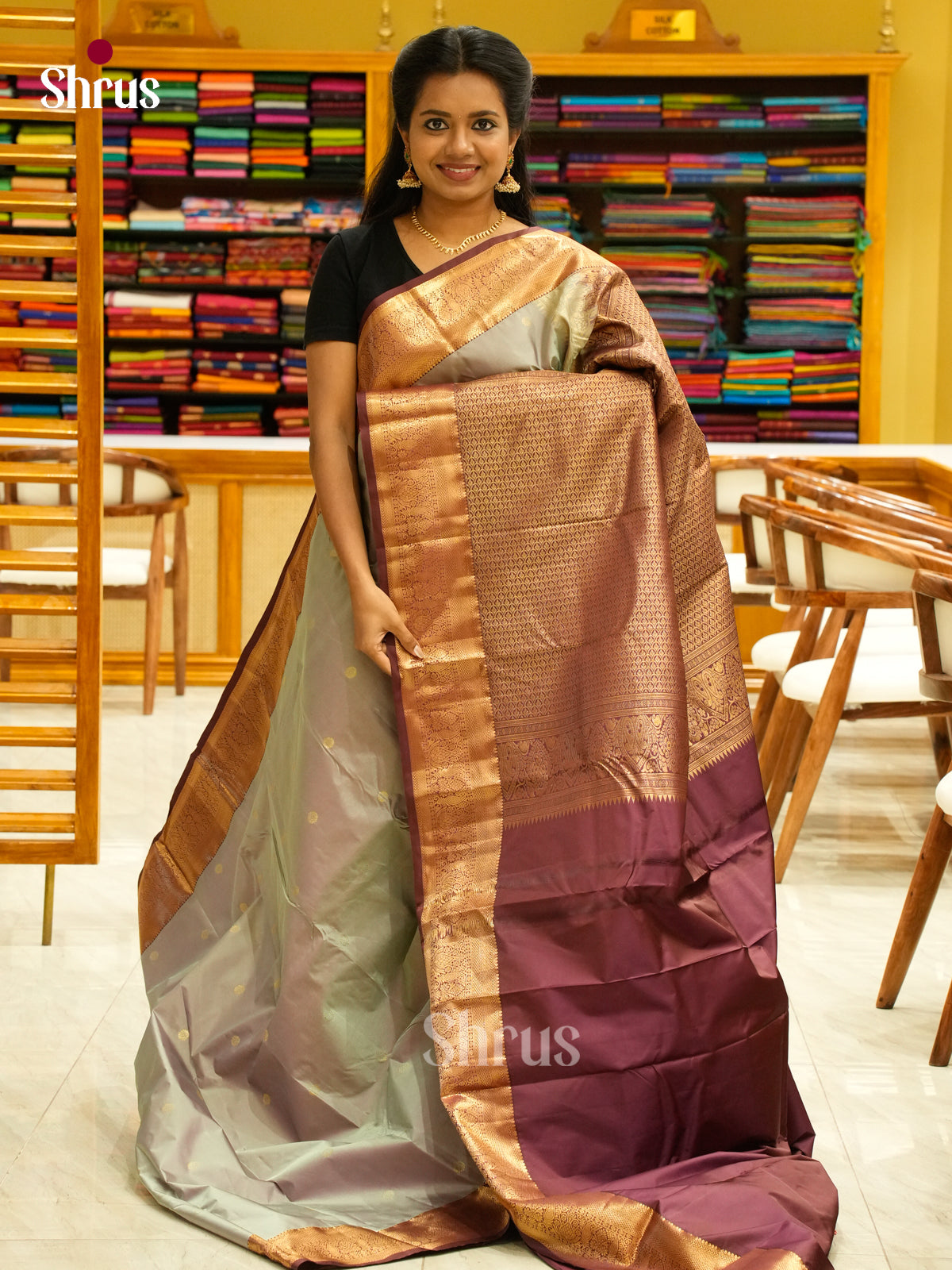 Kanchipuram-halfpure Saree - EH19002