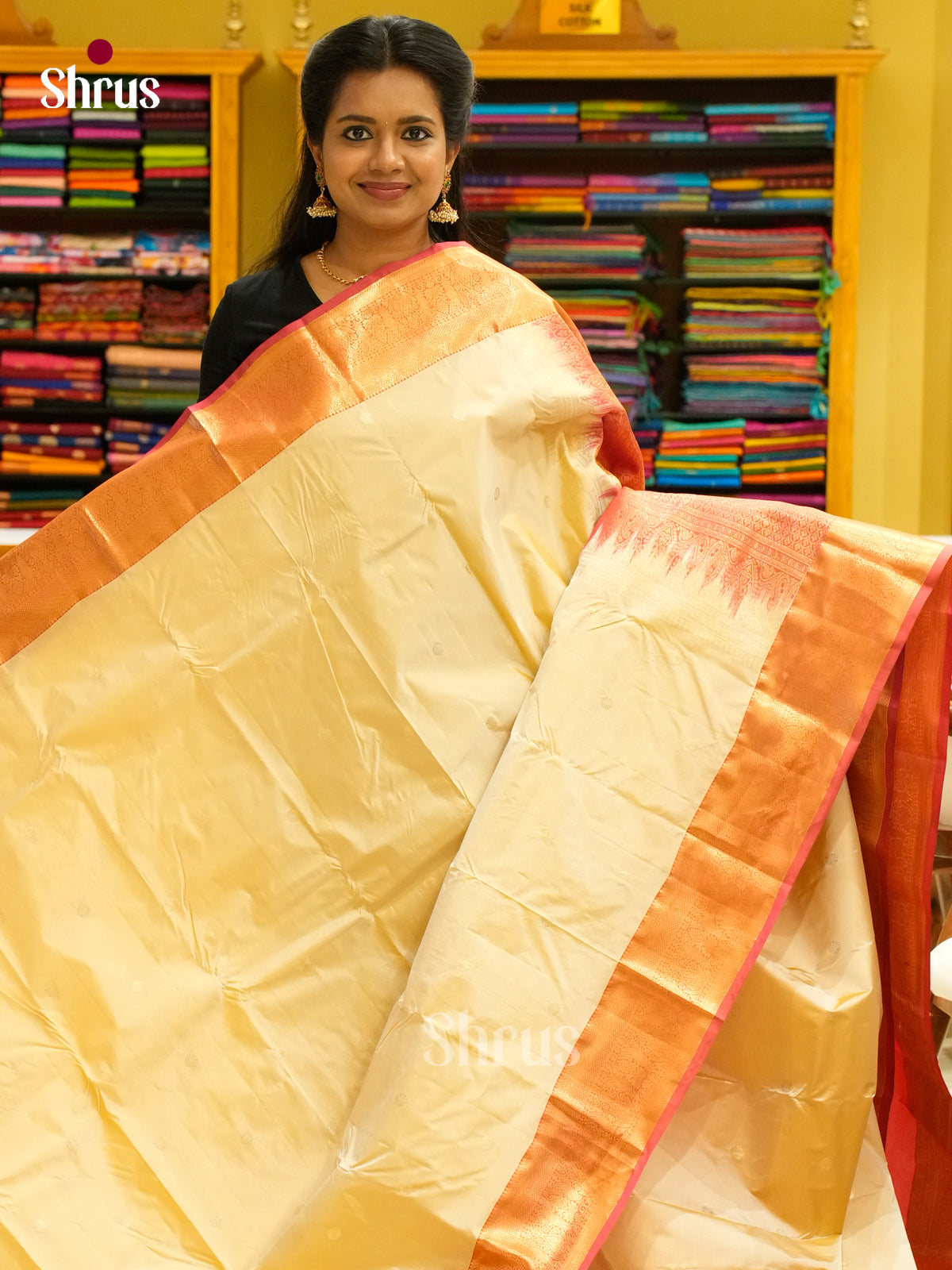 Kanchipuram-halfpure Saree - EH19009