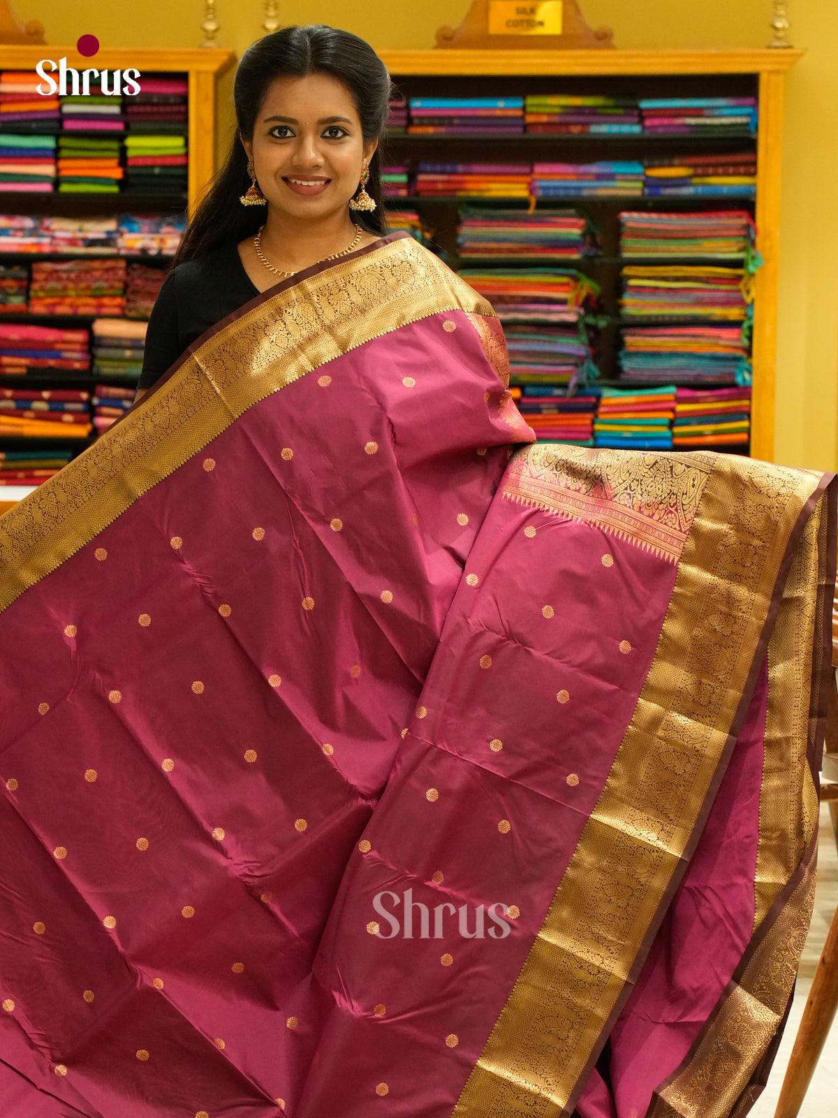 Kanchipuram-halfpure Saree - EH19016