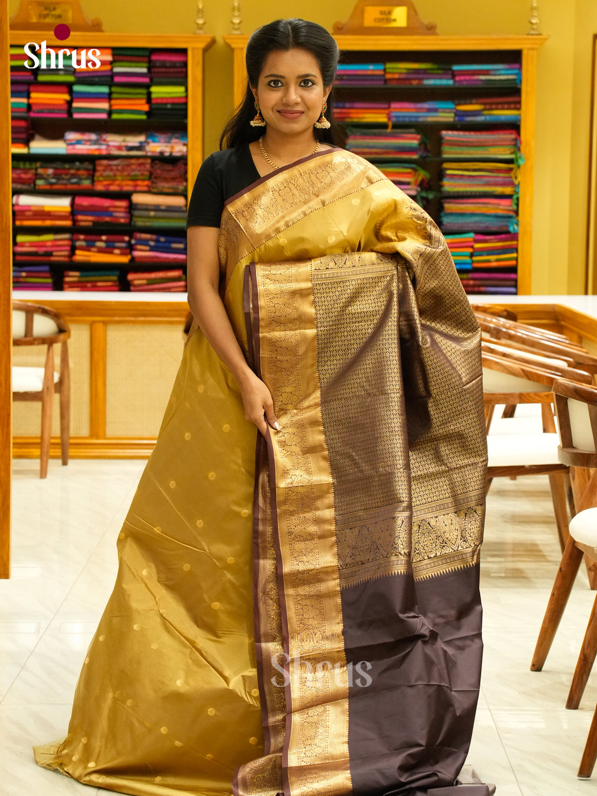 Kanchipuram-halfpure Saree - EH19020