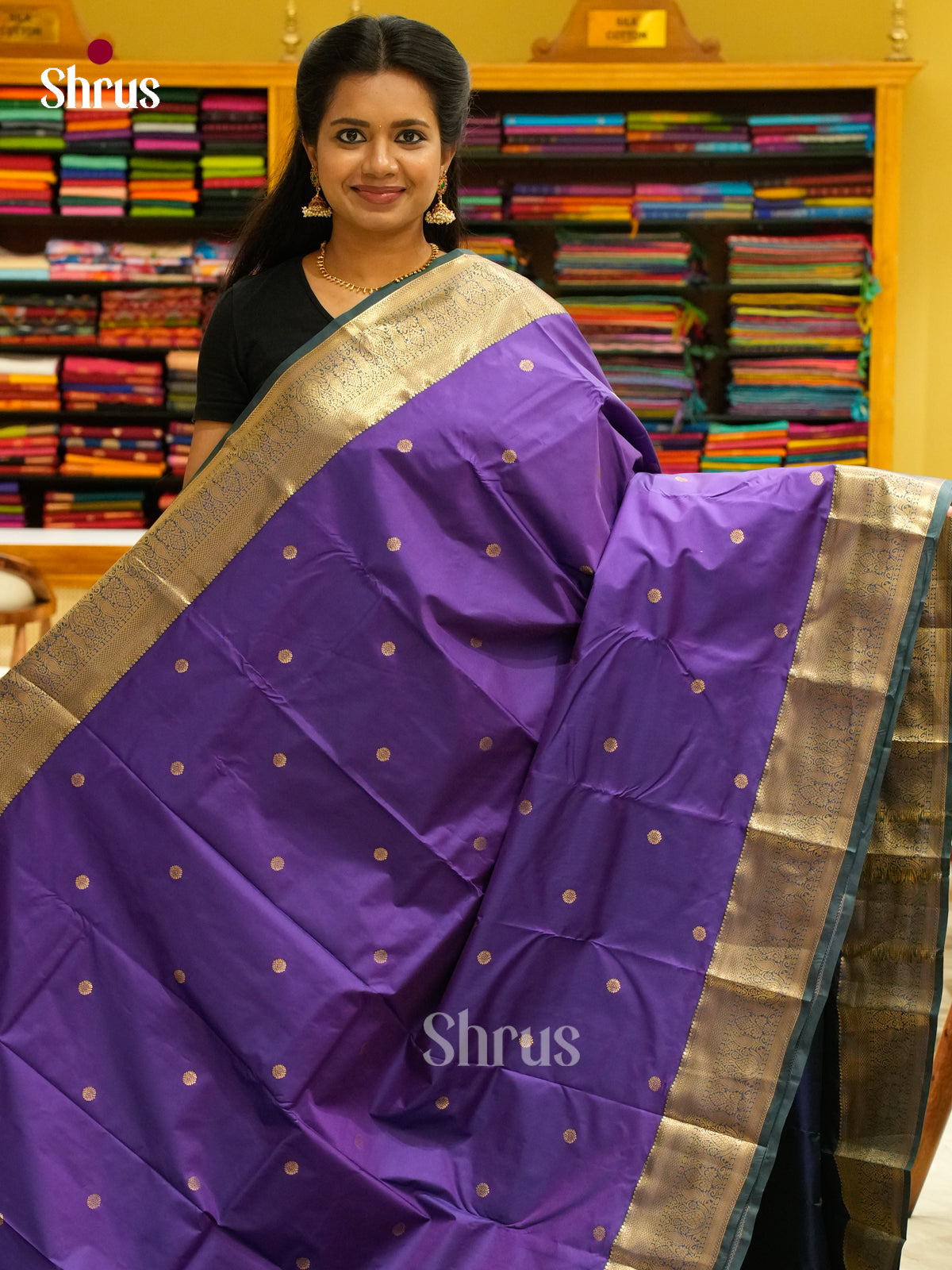 Kanchipuram-halfpure Saree - EH19037