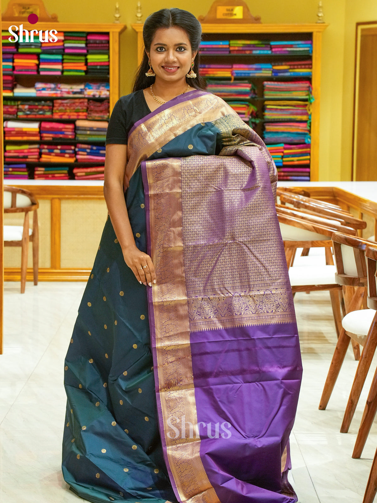 Kanchipuram-halfpure Saree - EH19052