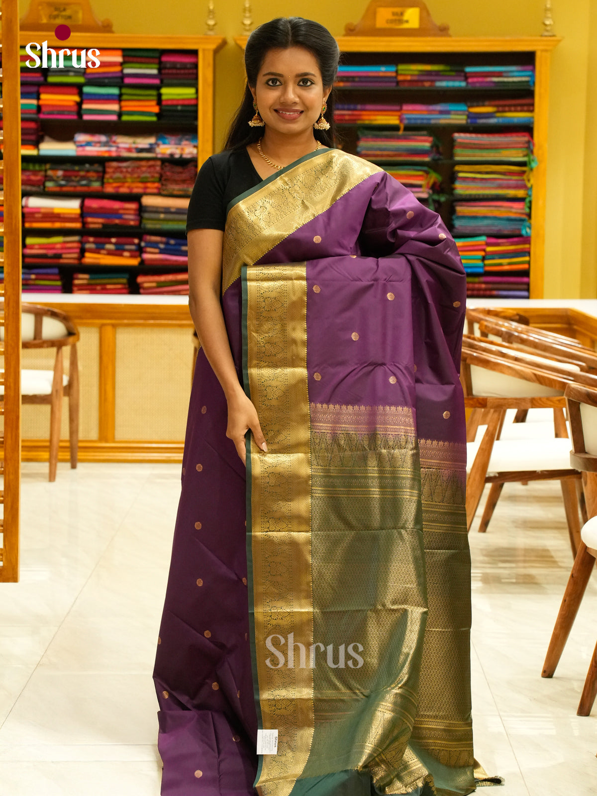 Kanchipuram-halfpure Saree - EH19065