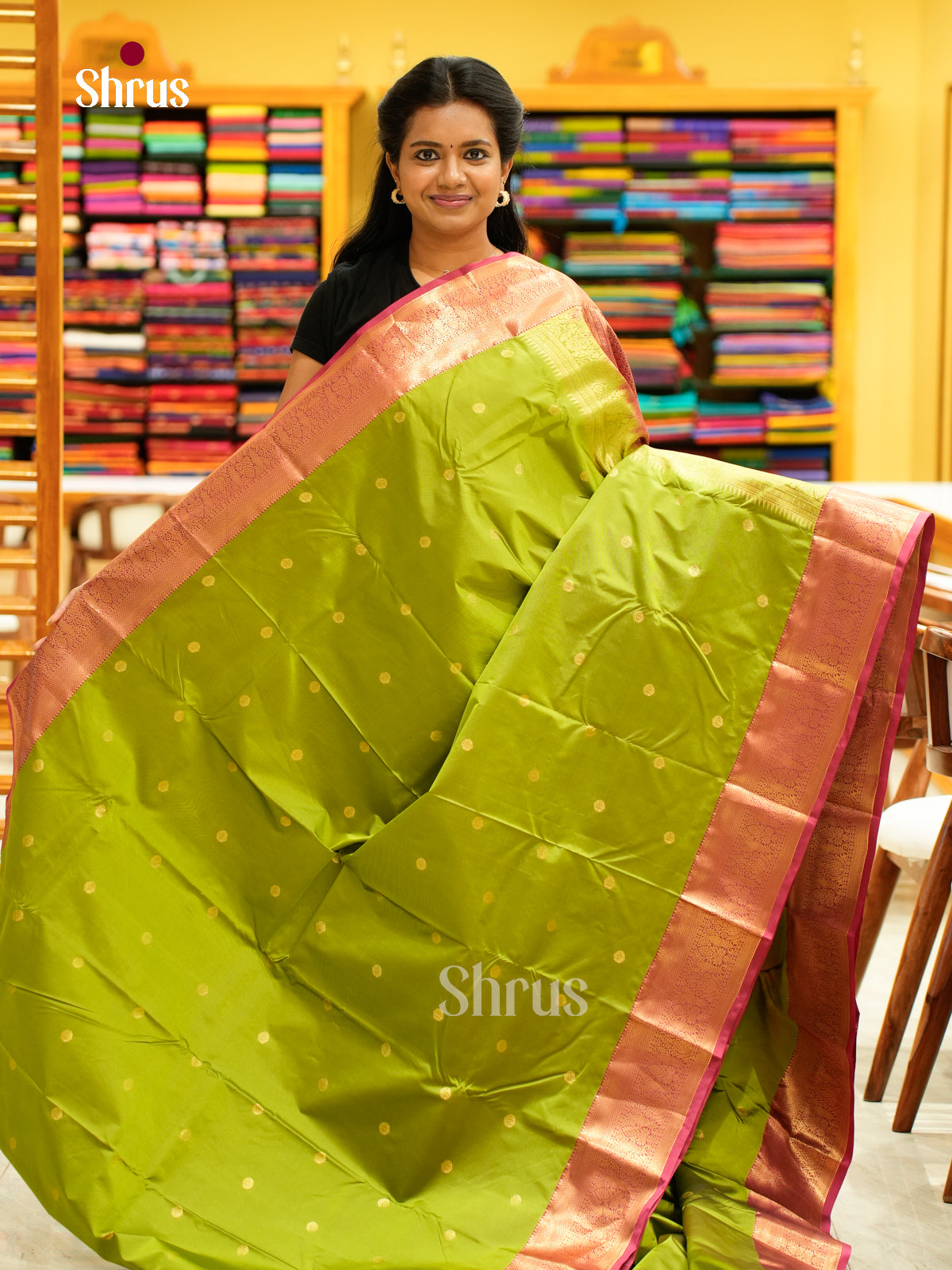 Kanchipuram halfpure Saree - EH25003
