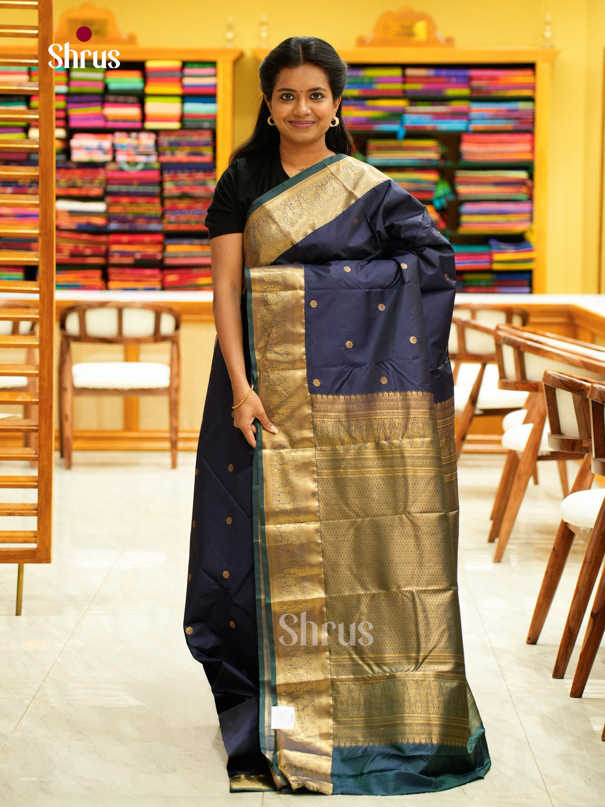Kanchipuram halfpure Saree - EH25008