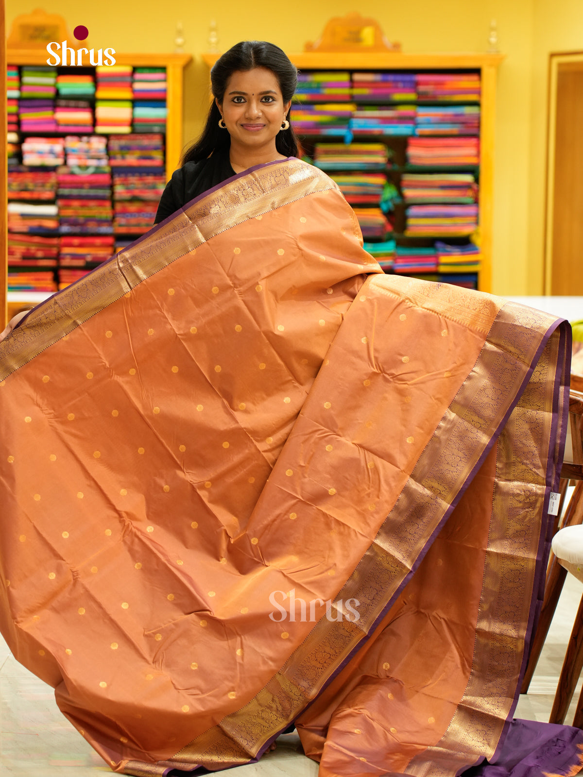 Kanchipuram halfpure Saree - EH25010