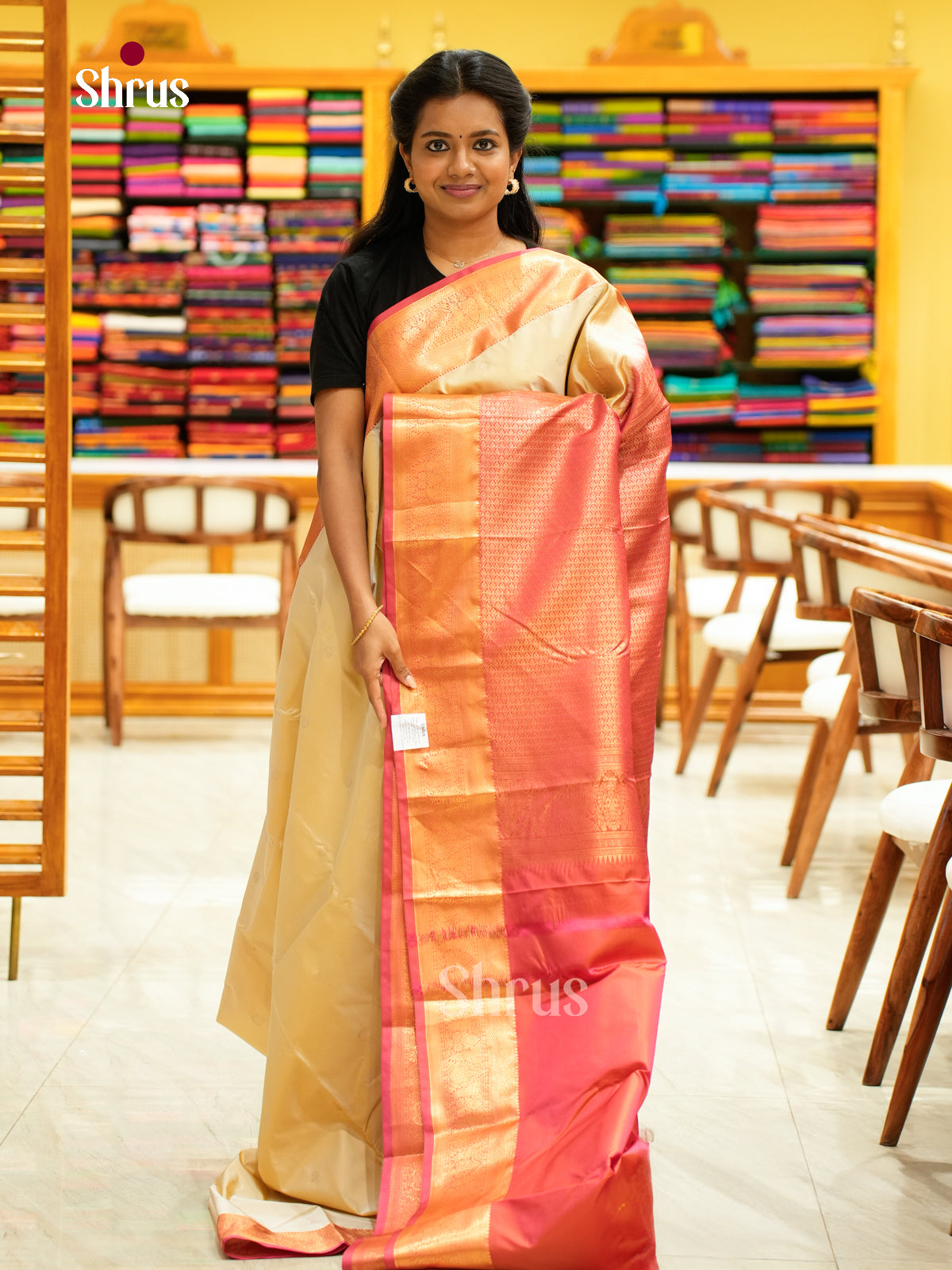 Kanchipuram halfpure Saree - EH25016