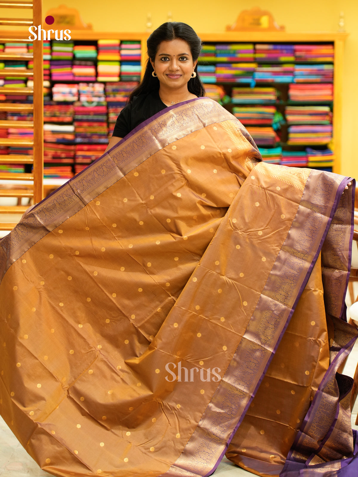 Kanchipuram halfpure Saree - EH25019