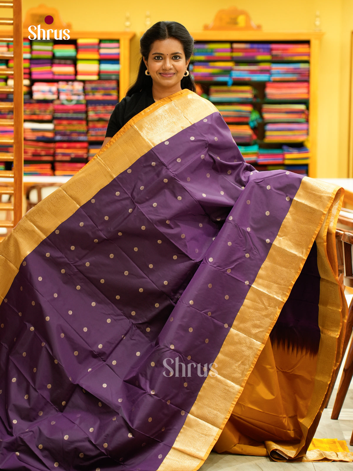 Kanchipuram halfpure Saree - EH25021