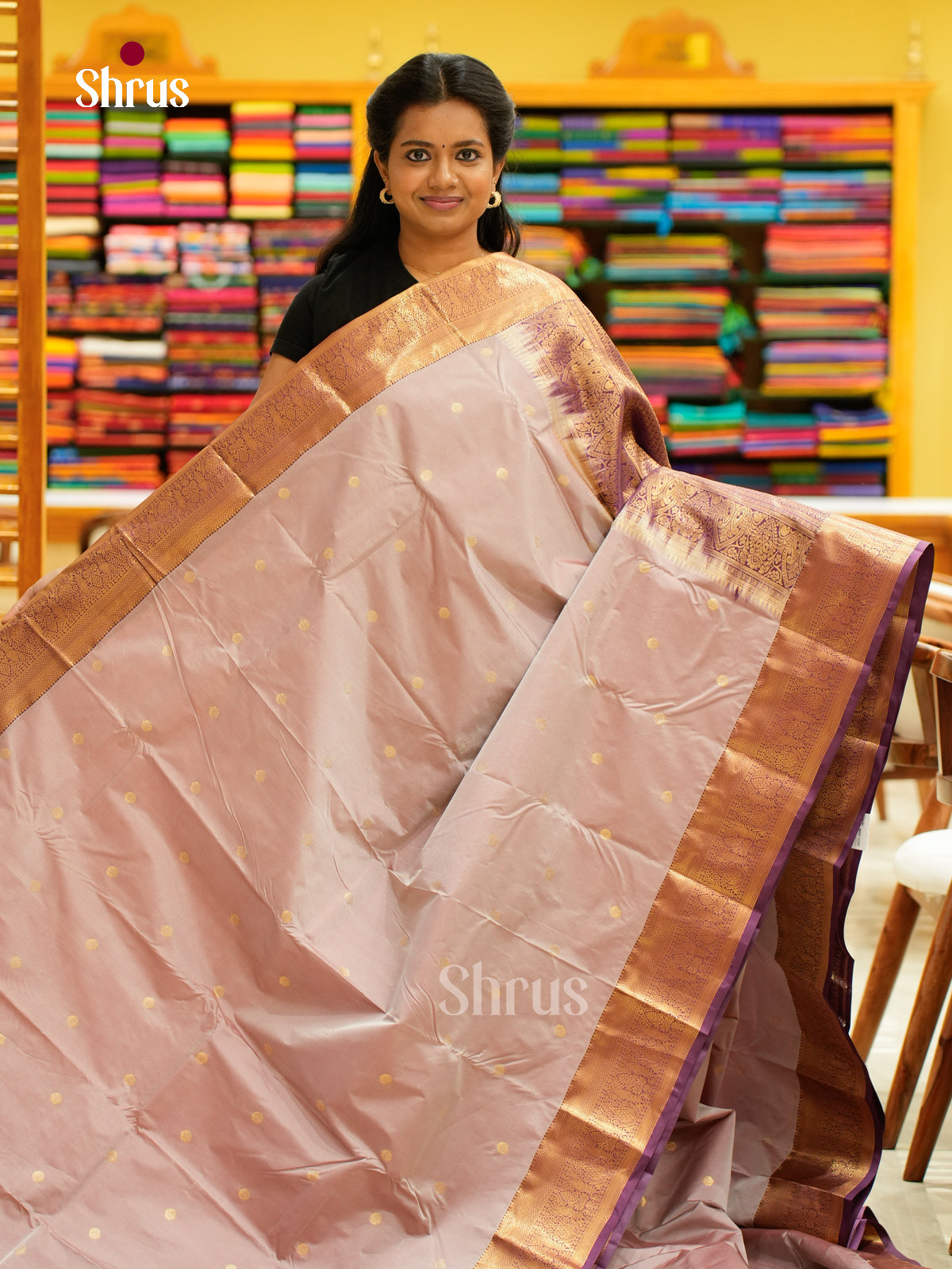 Kanchipuram halfpure Saree - EH25022