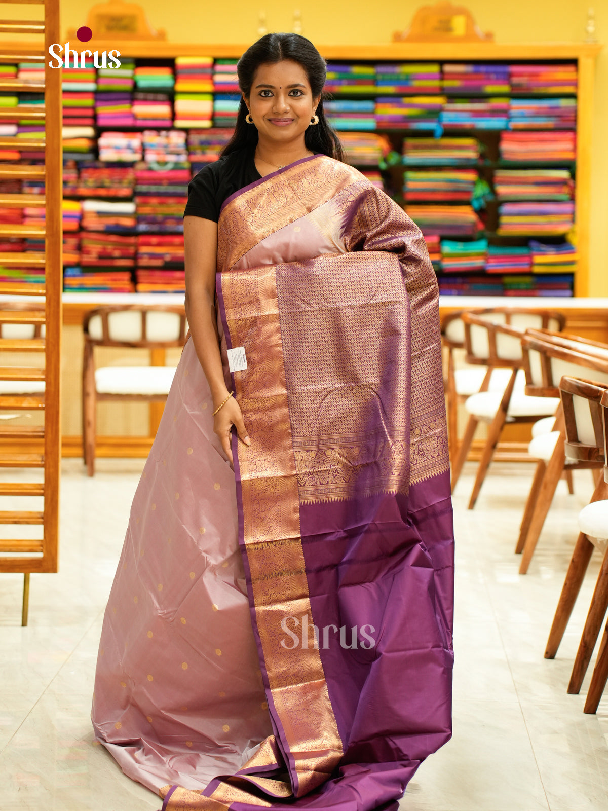 Kanchipuram halfpure Saree - EH25024
