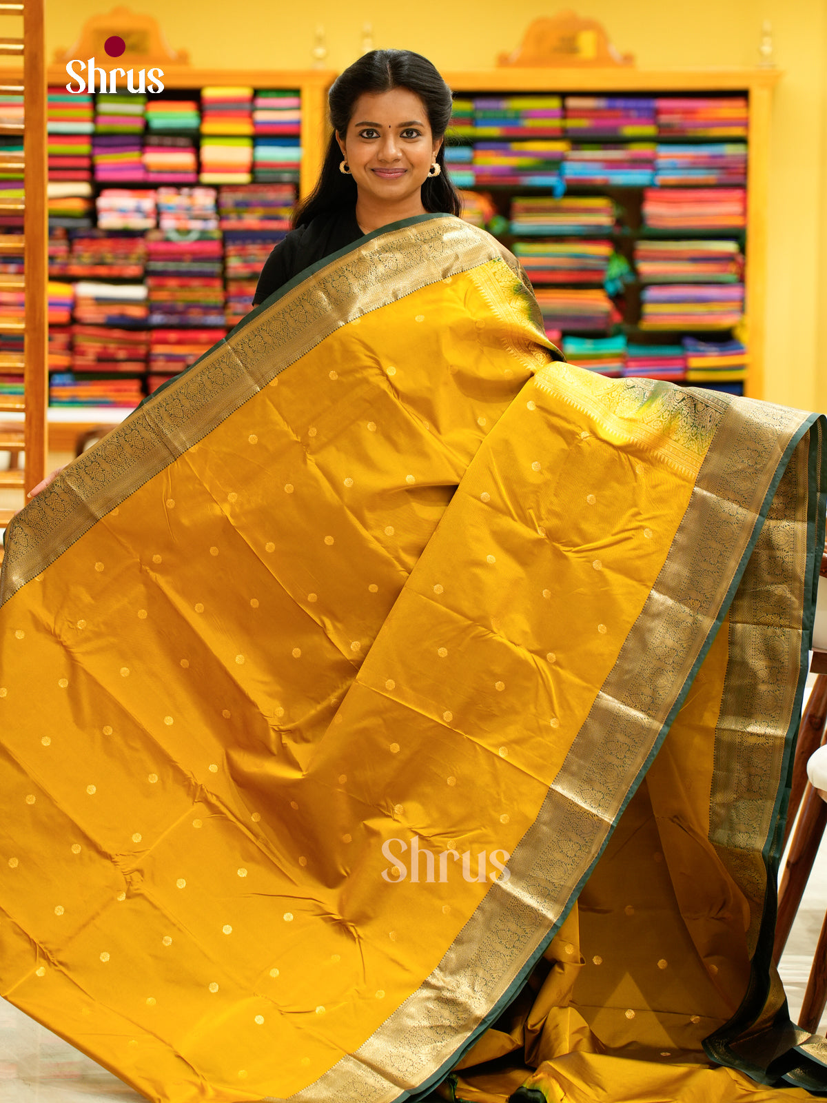 Kanchipuram halfpure Saree - EH25026